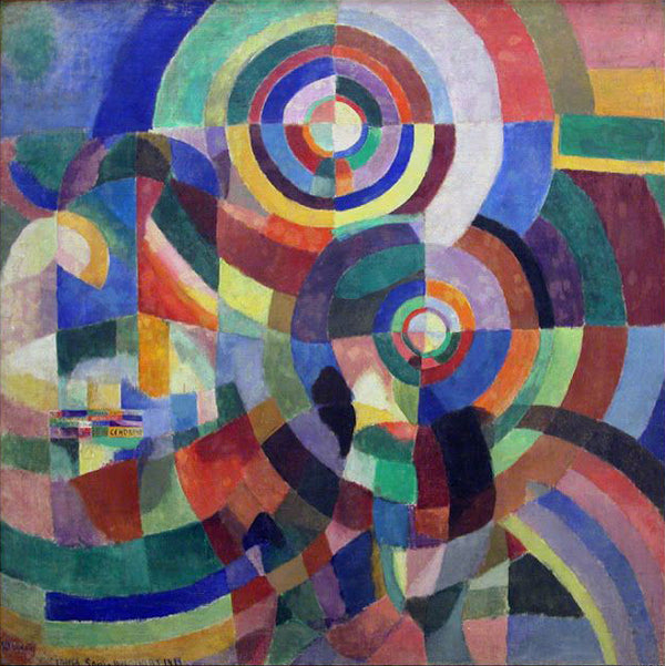 Sonia Delaunay, Electric Prisms, 1914. Centre Pompidou, Paris.