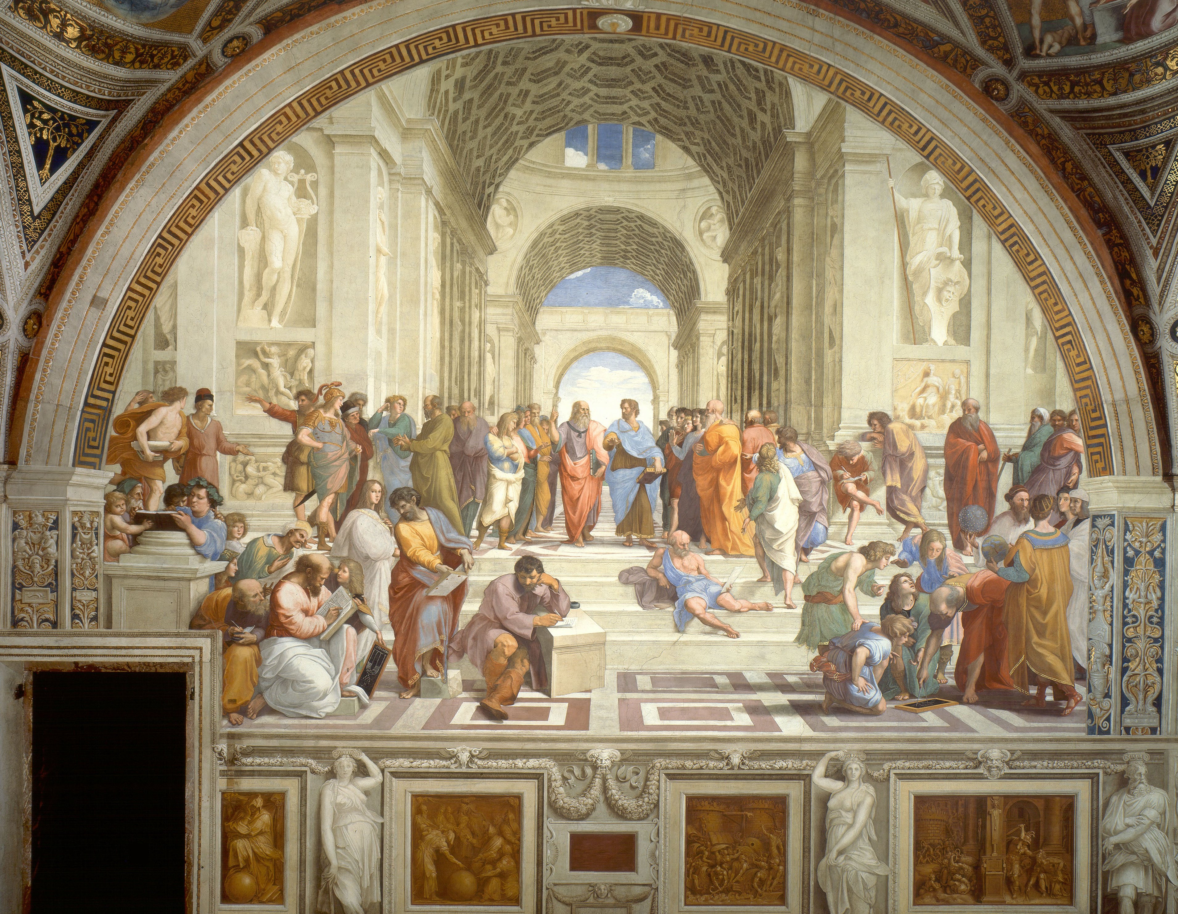 Raphael, The School of Athens, 1509-1511. Fresco. Apostolic Palace, Vatican.