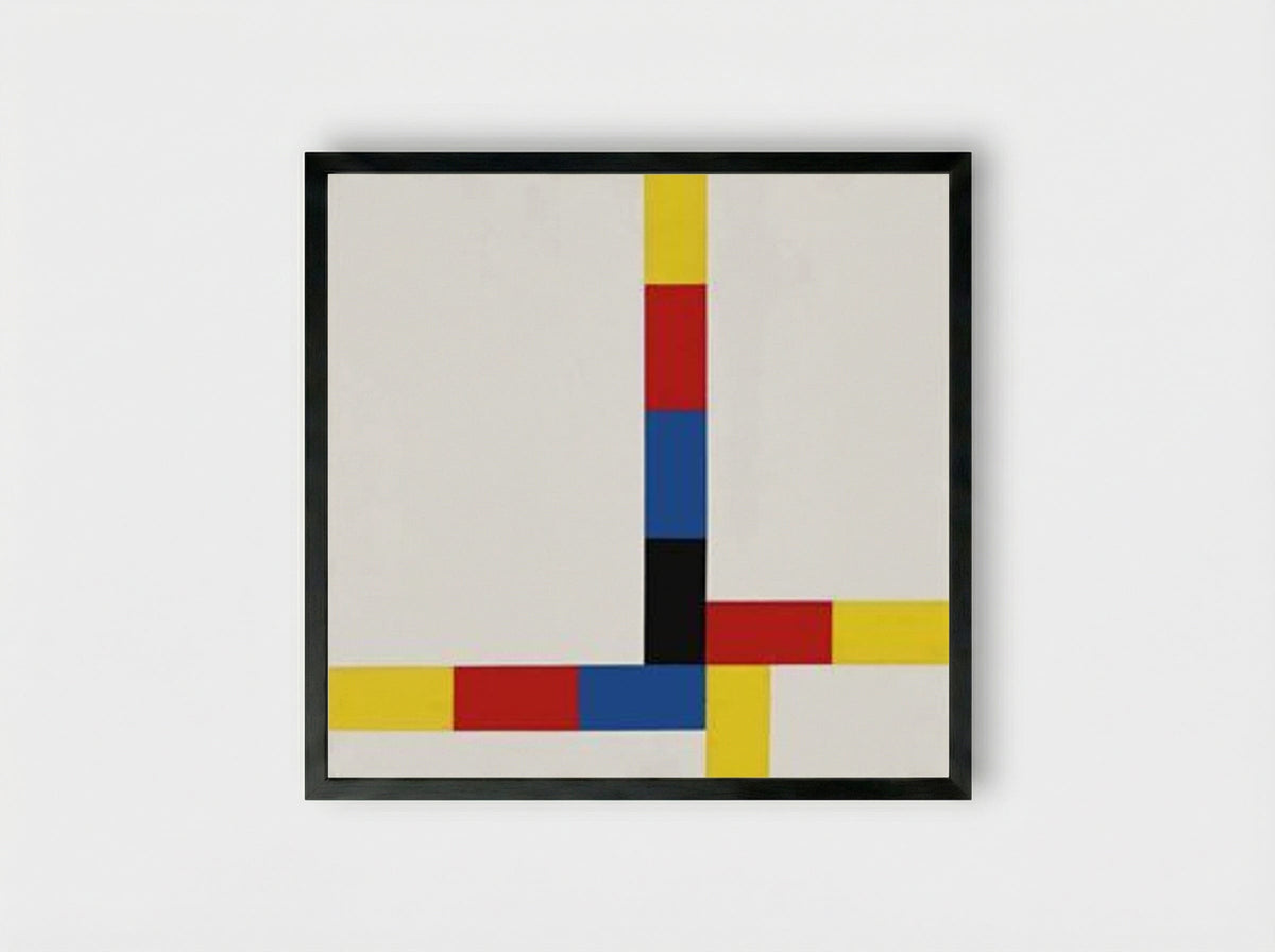 1-4 um excentrum IV - Max Bill - Framed Print Black