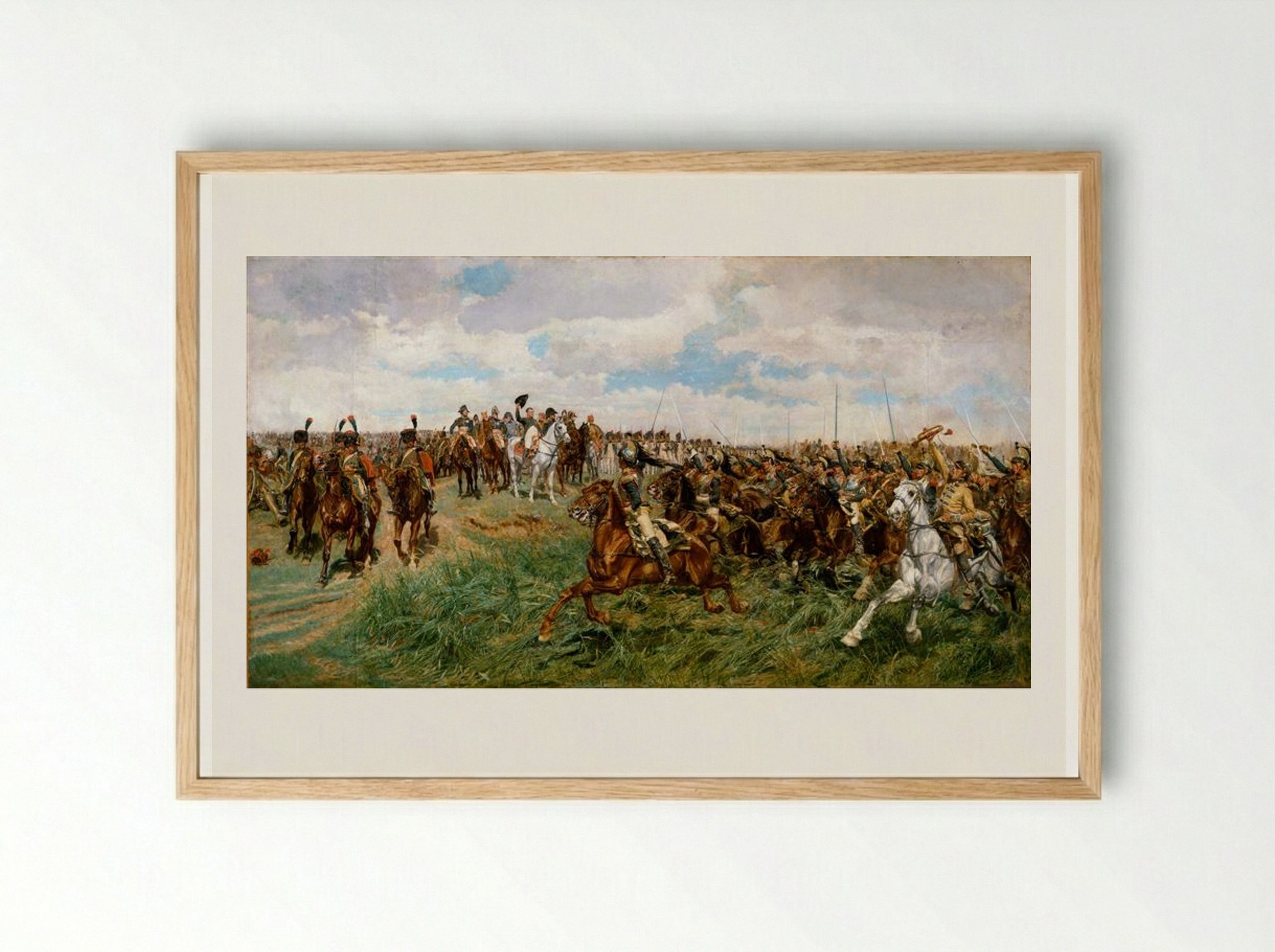 1807, Friedland - Ernest Meissonier - Framed Print Wood