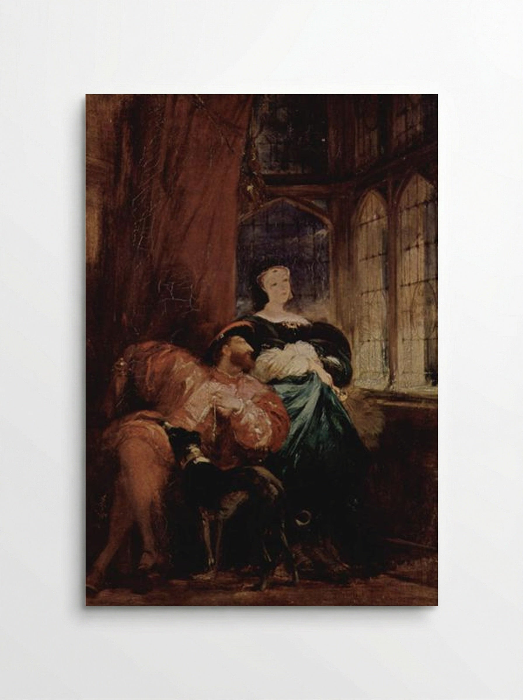Francis I and Marguerite de Navarre - Richard Parkes Bonington - Poster