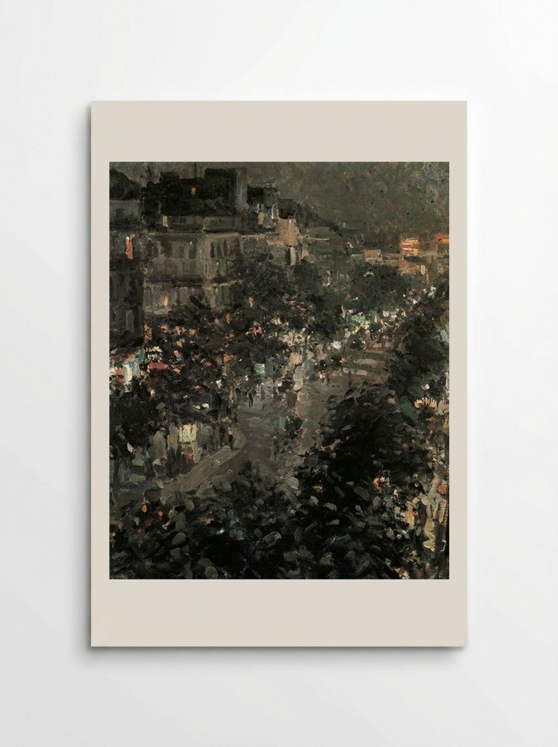Paris at Night. Boulevard des Italiens - Konstantin Korovin - Poster