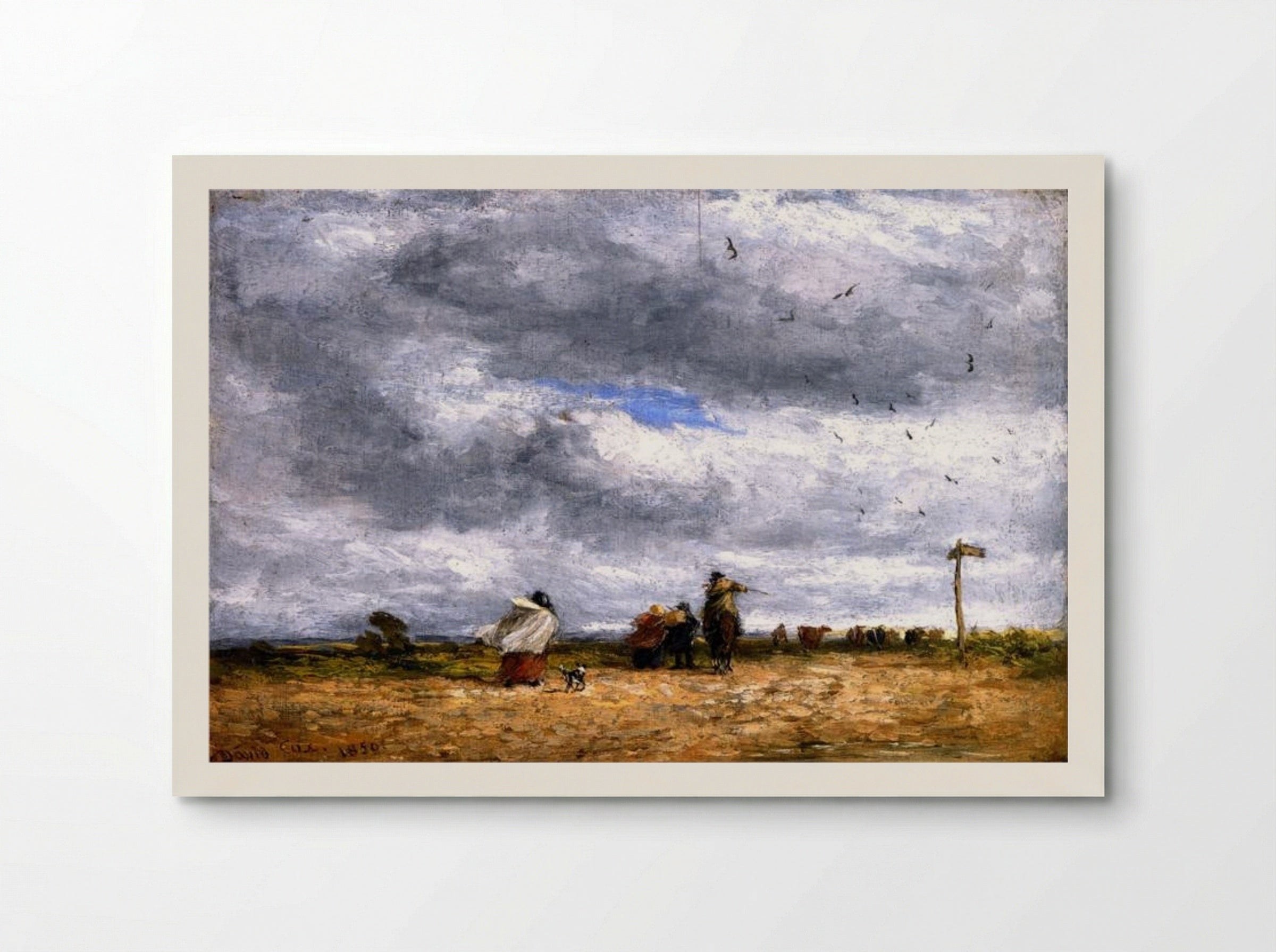 The Cross Roads - David Cox - Poster