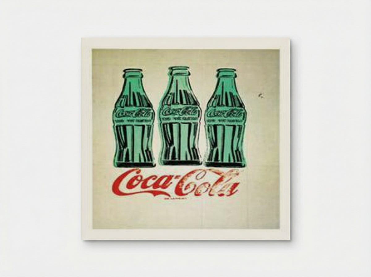 3 Coke Bottles - Andy Warhol - Poster