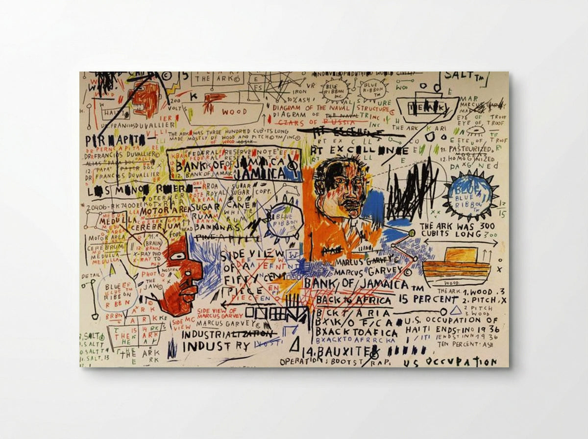 50 Cent Piece - Jean-Michel Basquiat - Poster