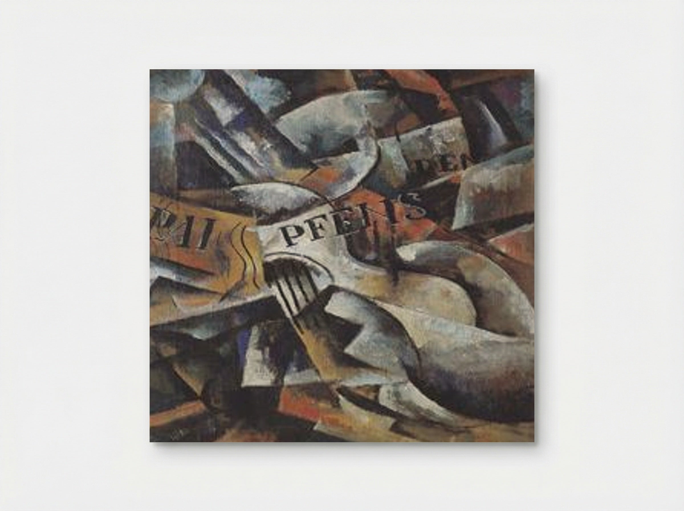 Still Life with Guitar - Lyubov Popova - Poster