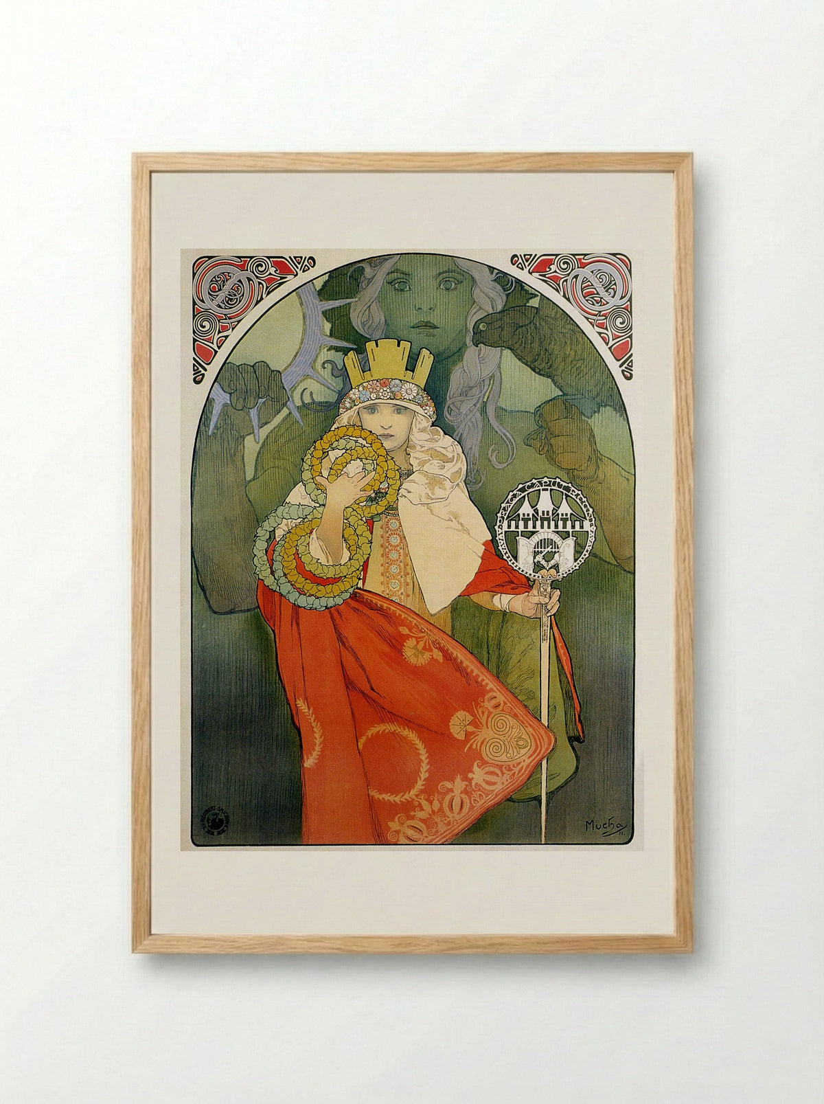 6th Sokol Festival - Alphonse Mucha - Framed Print Wood