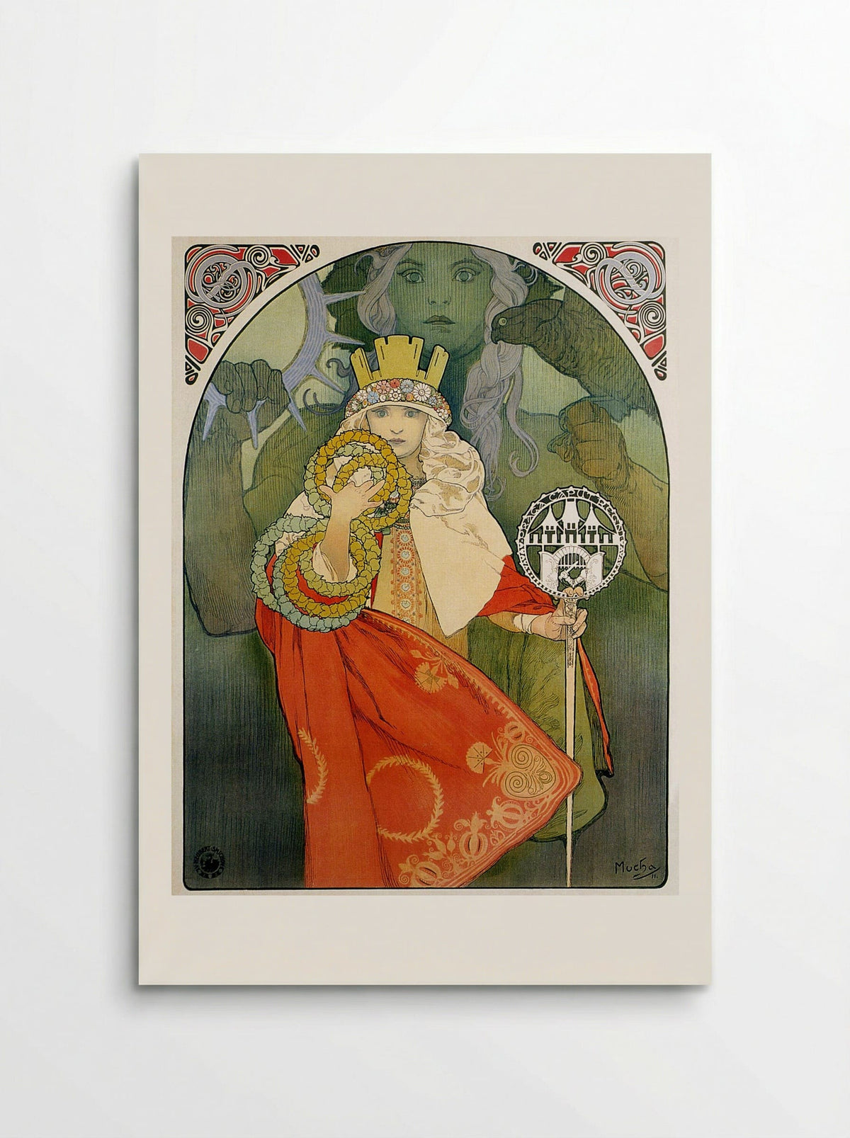 6th Sokol Festival - Alphonse Mucha - Poster