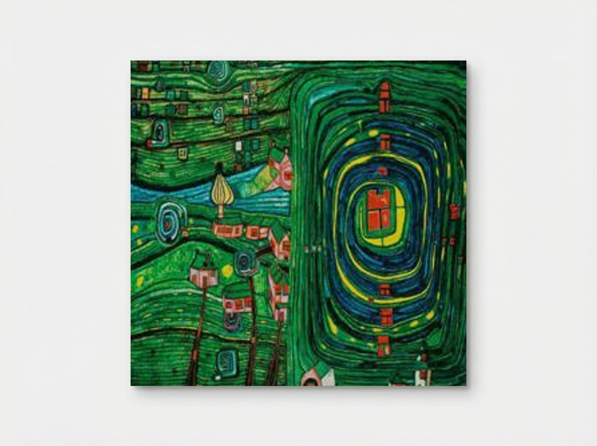738 Grass For Those Who Cry - Friedensreich Hundertwasser - Poster
