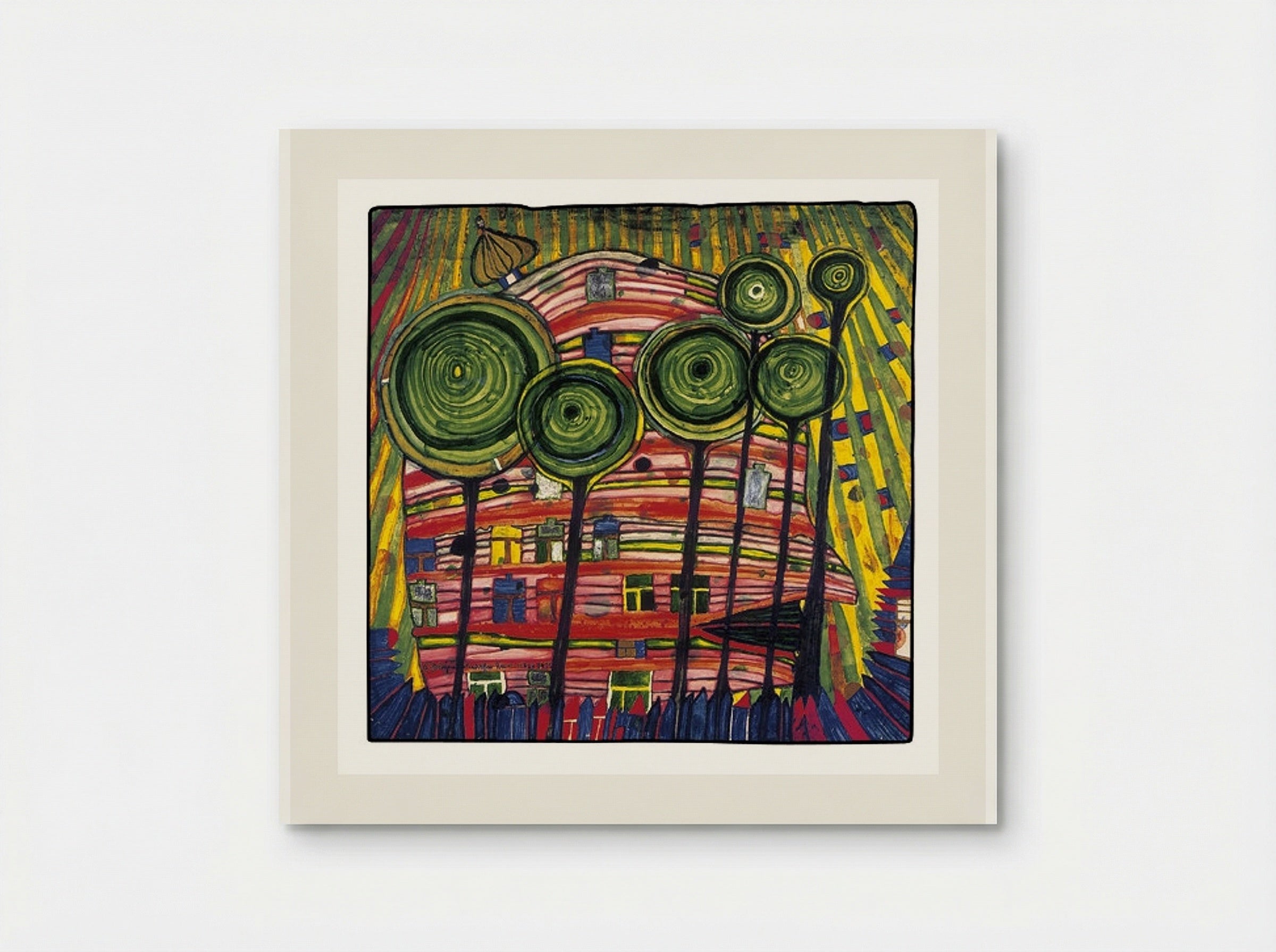 745 Blobs Grow in Beloved Gardens - Friedensreich Hundertwasser - Poster