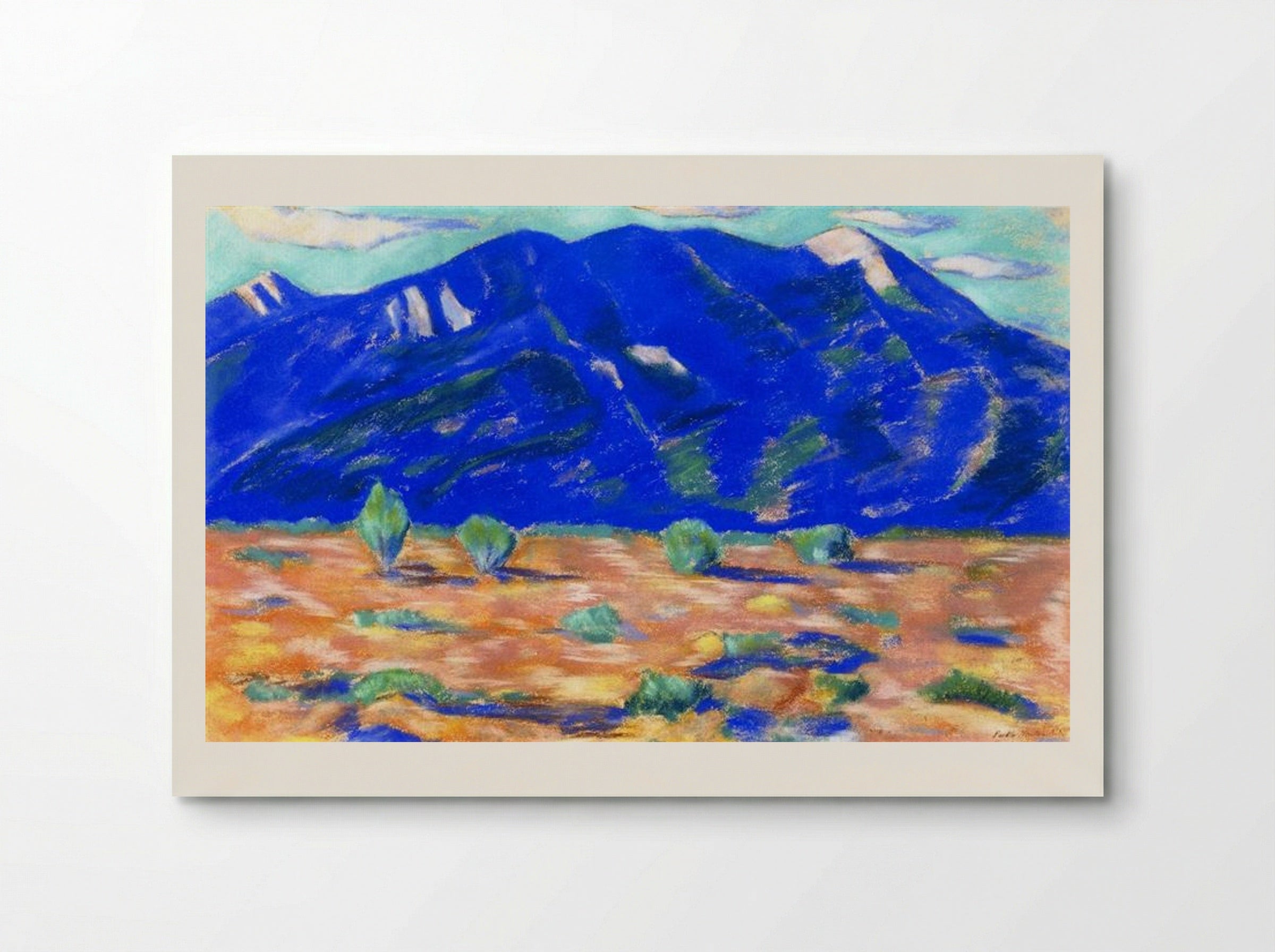 Pueblo Mountain - Marsden Hartley - Poster
