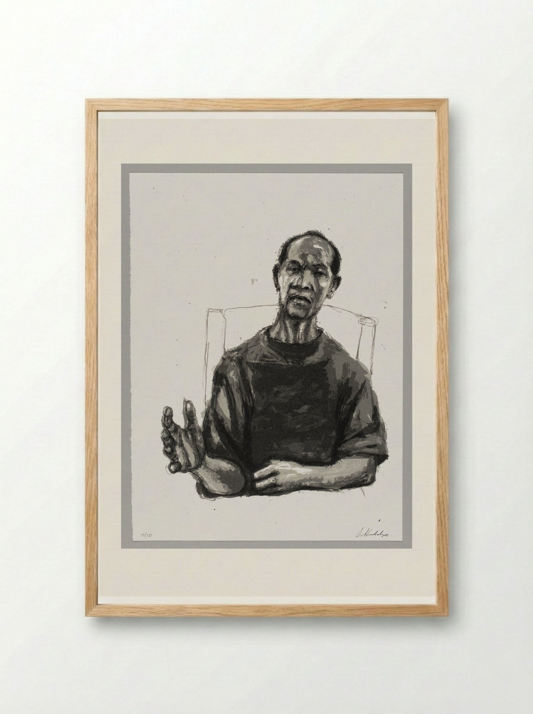 99% NO.22 Mr. David Phoenix - Sedrick Huckaby - Framed Print Wood