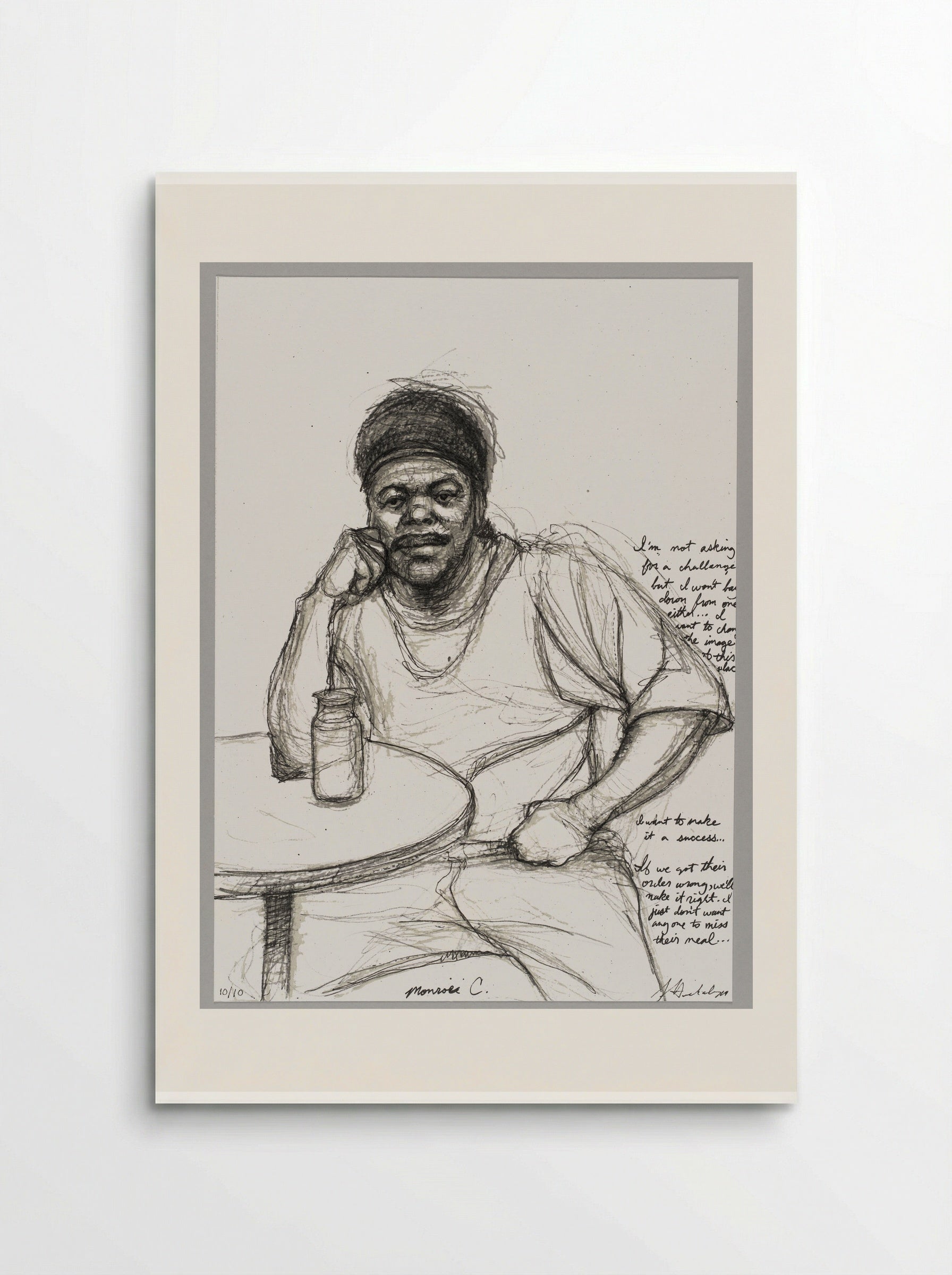 99% NO.57 Monroe C. - Sedrick Huckaby - Poster