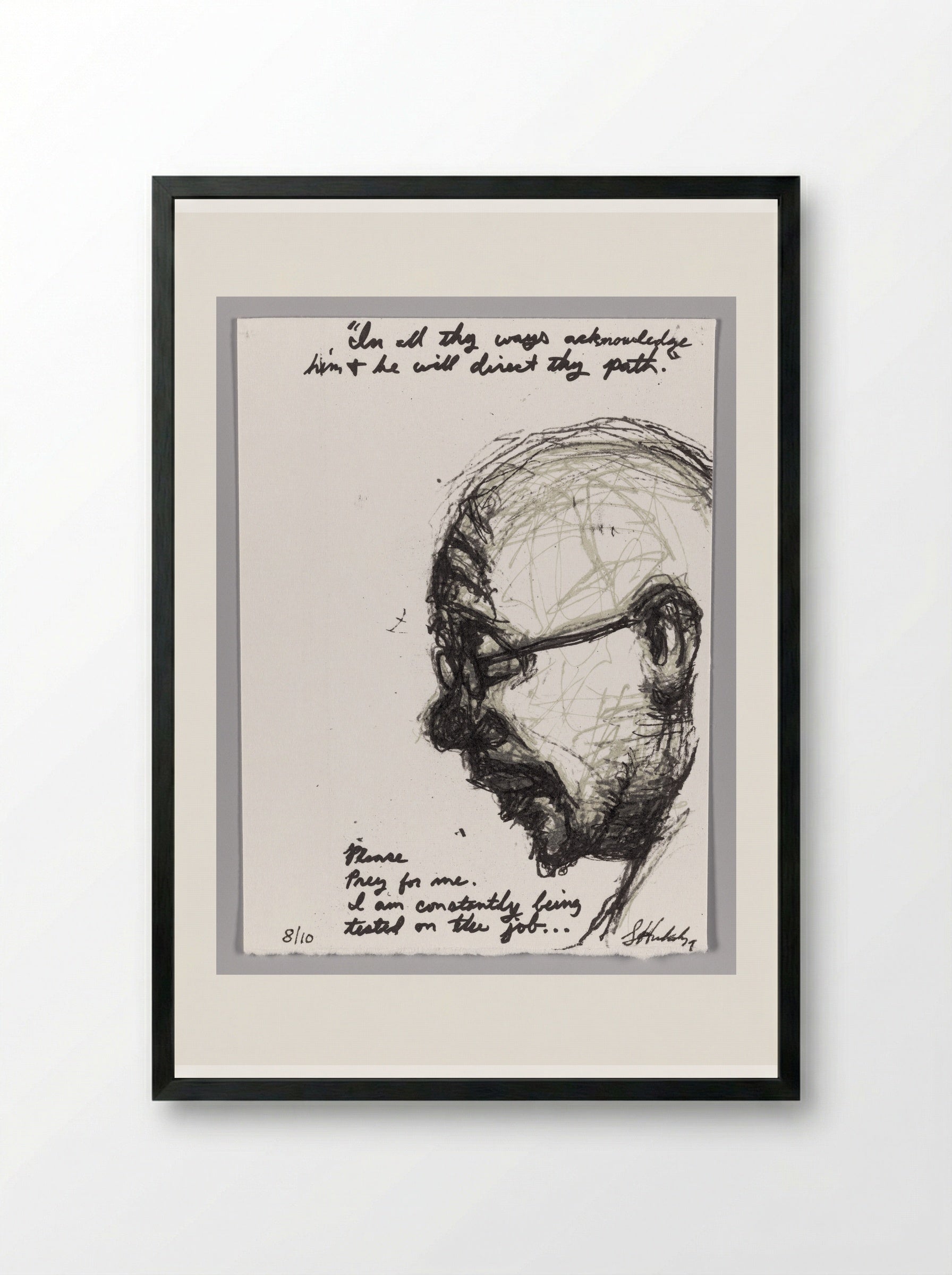99% NO.34 Telemicus - Sedrick Huckaby - Framed Print Black