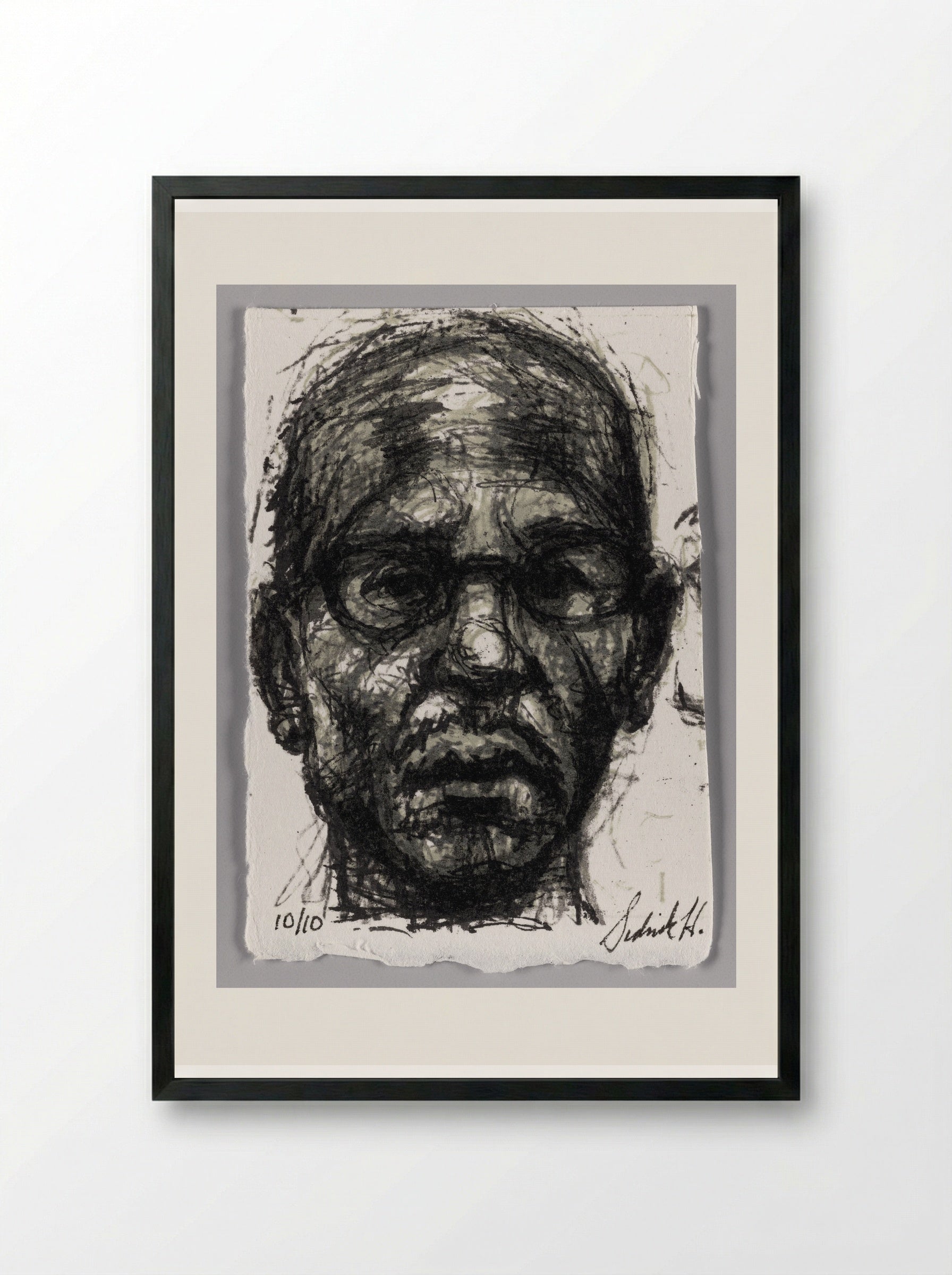 99% NO.99 - Sedrick Huckaby - Framed Print Black
