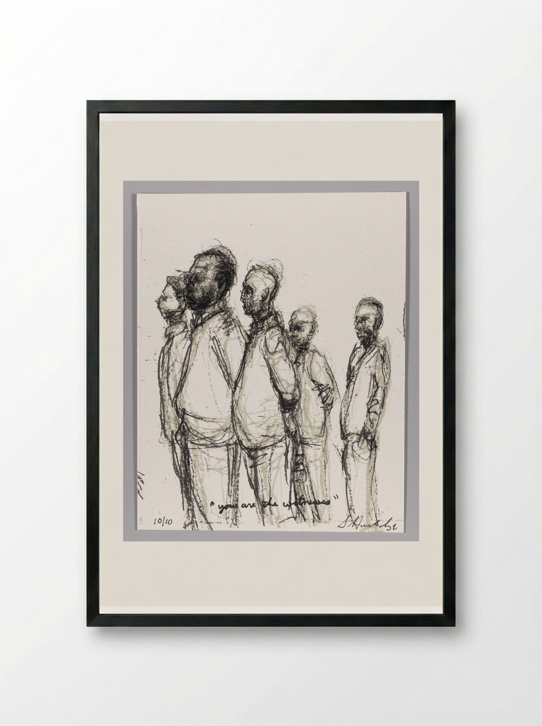 99% NO.31 - Sedrick Huckaby - Framed Print Black