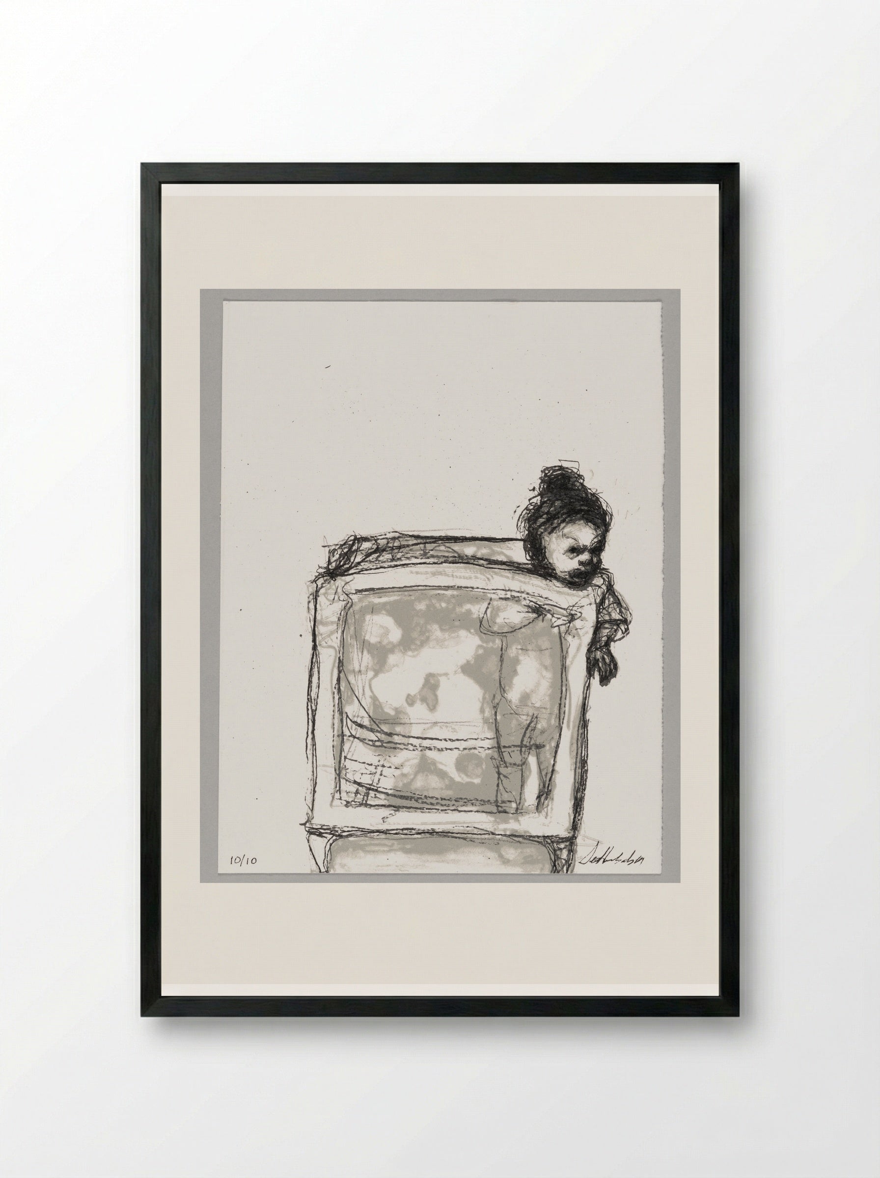 99% NO.81 - Sedrick Huckaby - Framed Print Black
