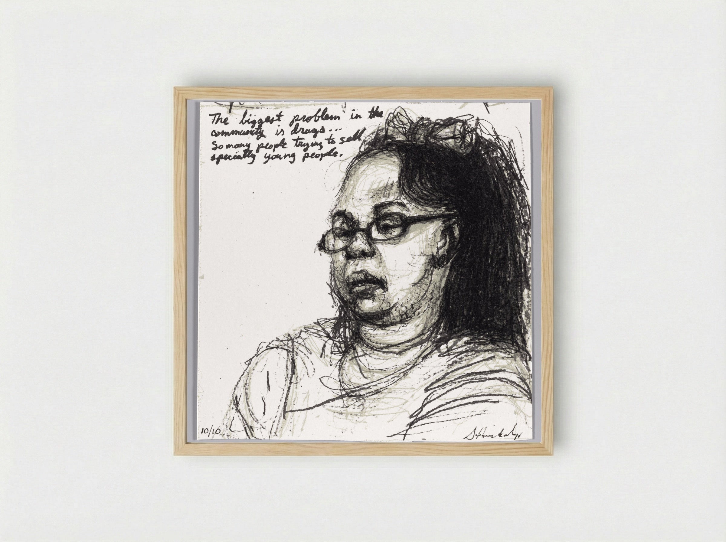 99% NO.13 Travena - Sedrick Huckaby - Framed Print Wood