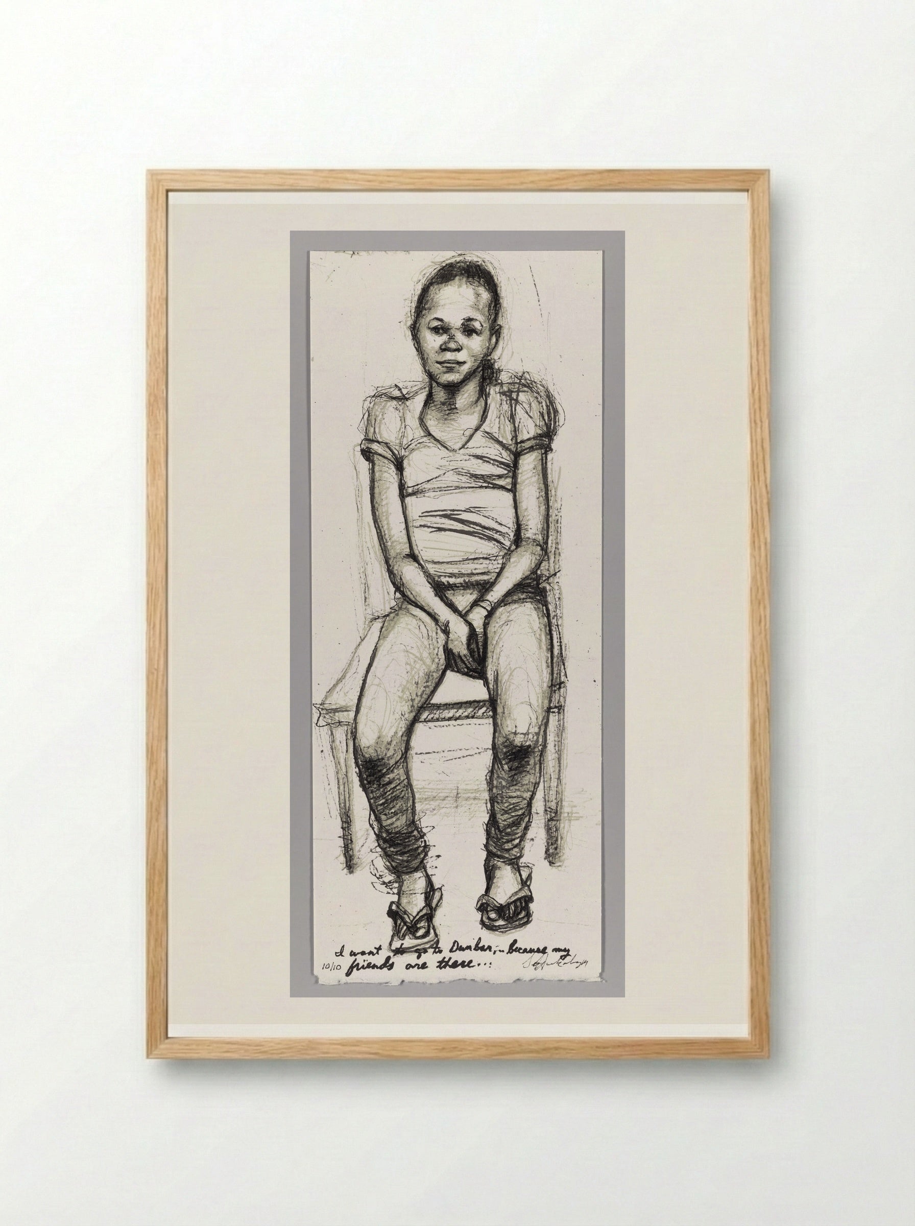 99% NO.70 Jashmone (Jazmen) - Sedrick Huckaby - Framed Print Wood