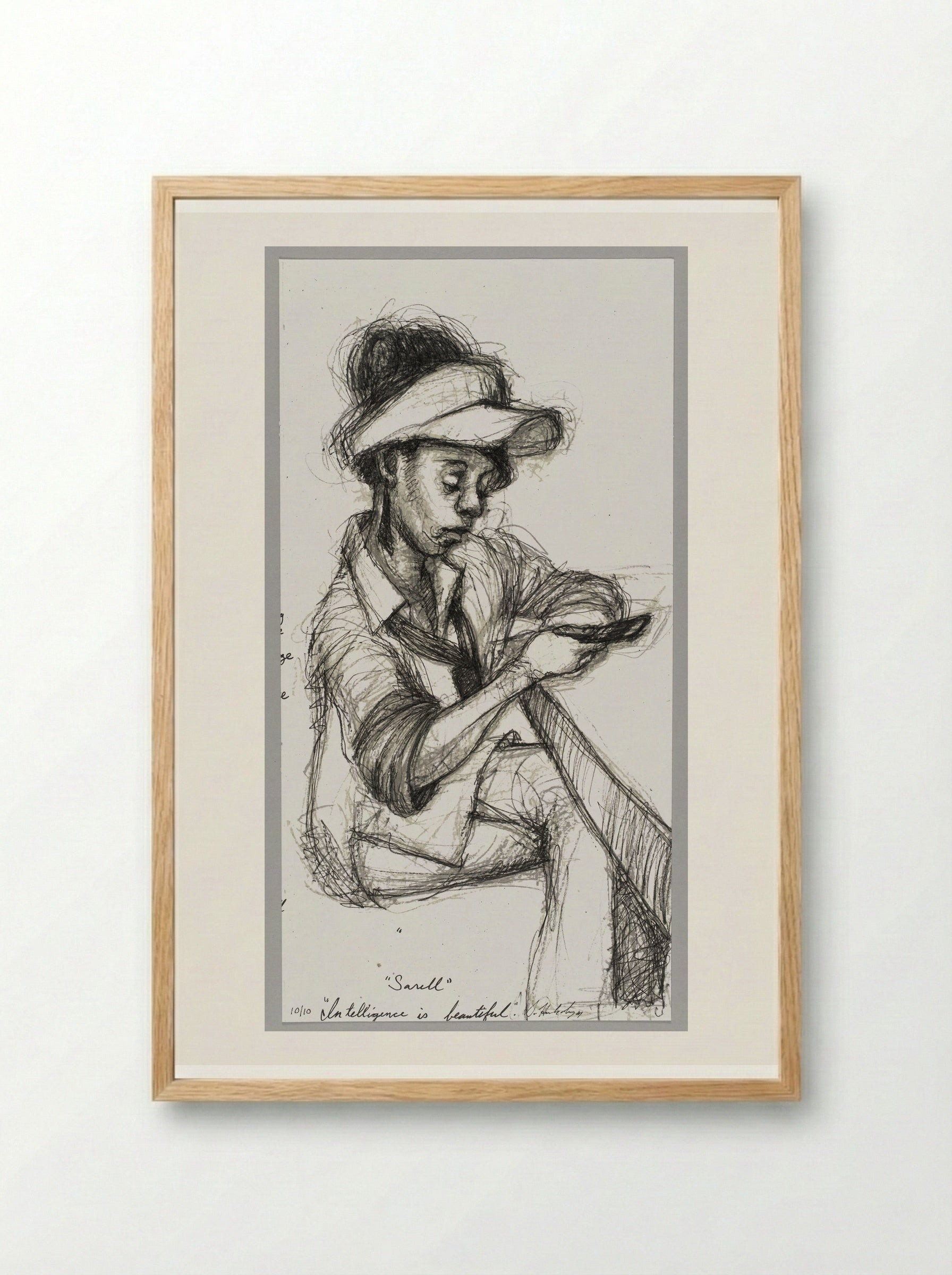99% NO.3 Sarrell - Sedrick Huckaby - Framed Print Wood
