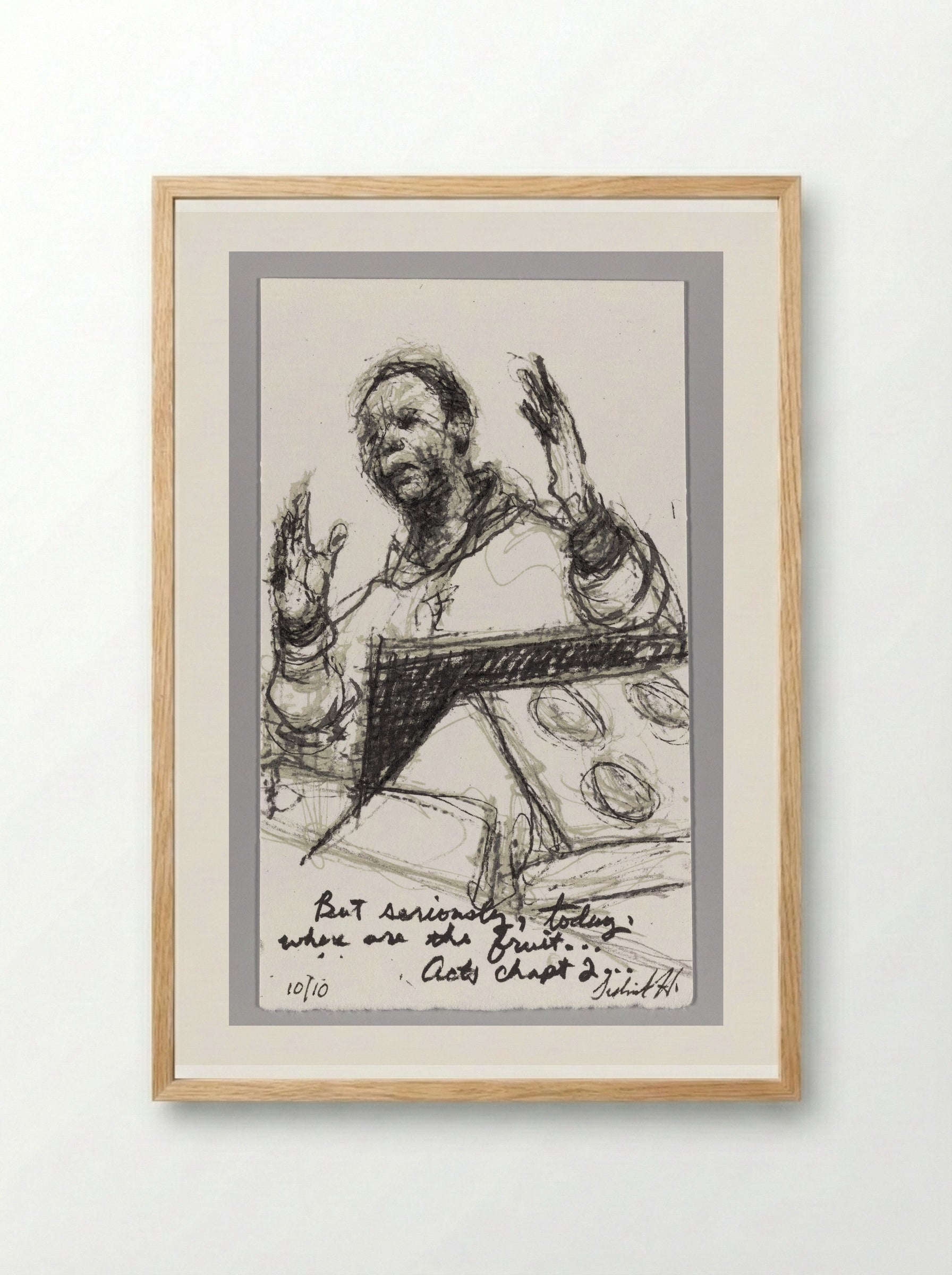 99% NO.97 - Sedrick Huckaby - Framed Print Wood