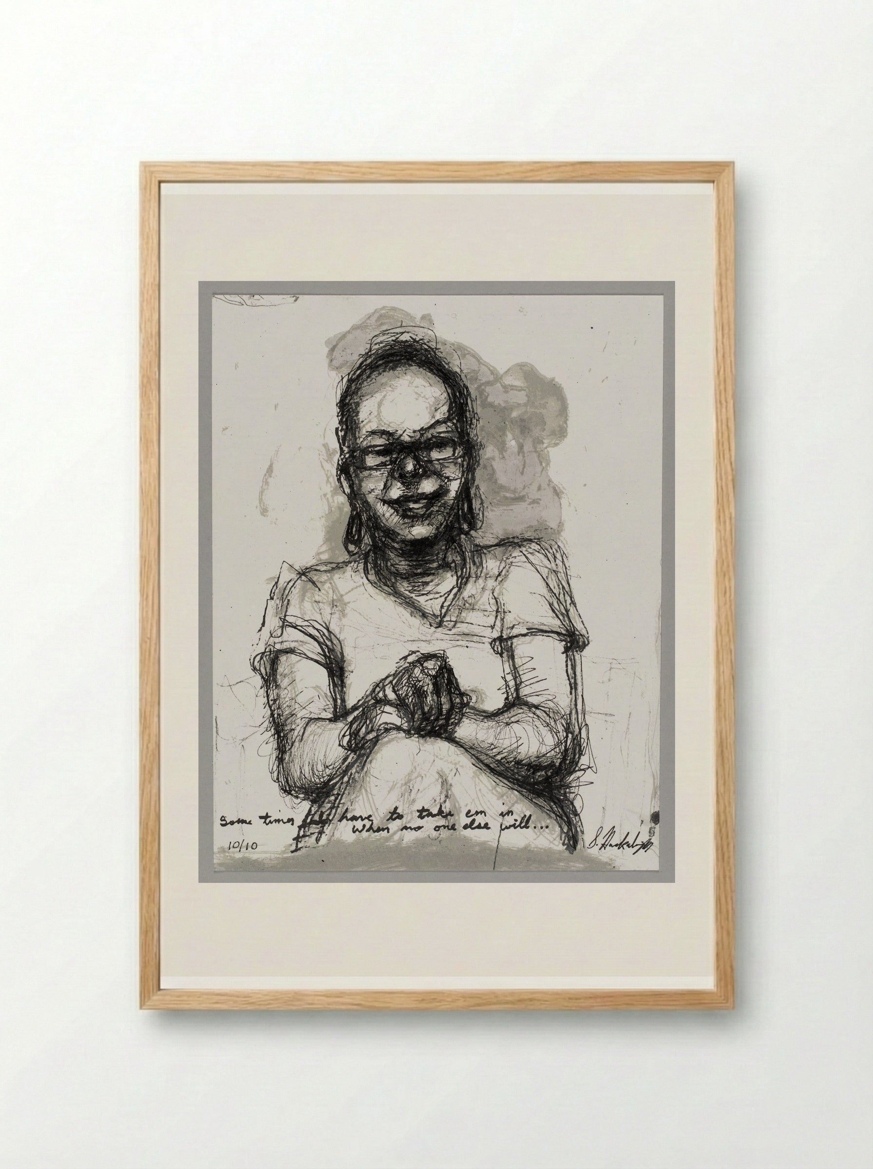 99% NO.8 Debra - Sedrick Huckaby - Framed Print Wood