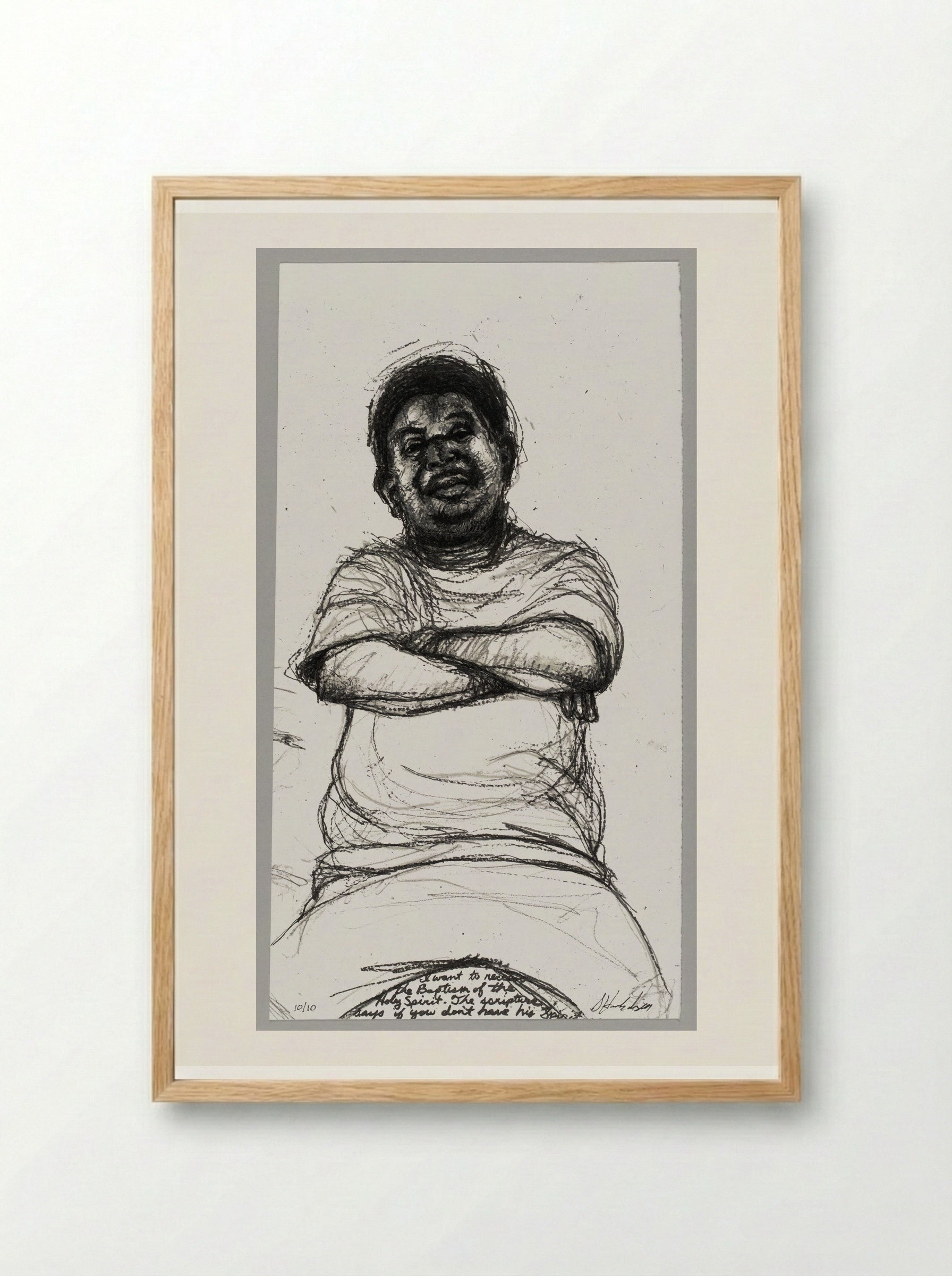 99% NO.49 Willie - Sedrick Huckaby - Framed Print Wood