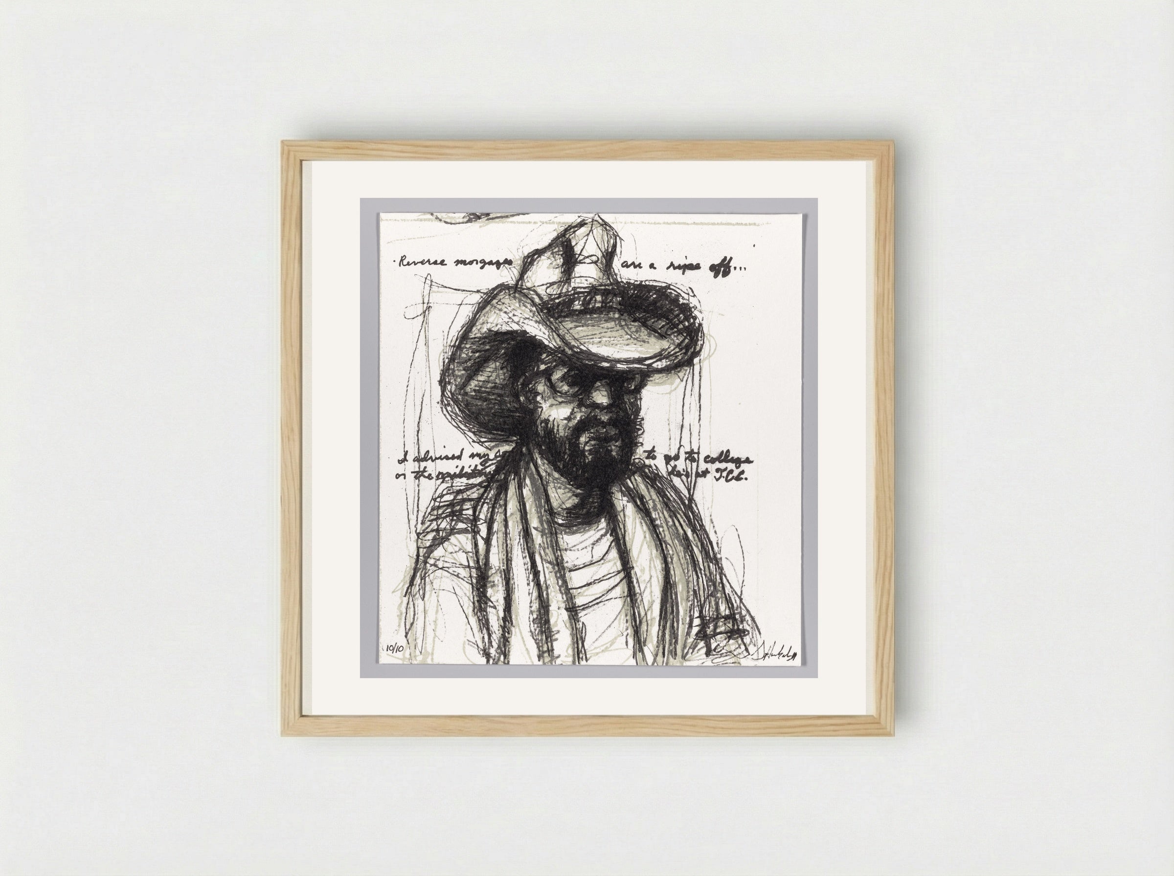 99% NO.73 Neighbor - Sedrick Huckaby - Framed Print Wood