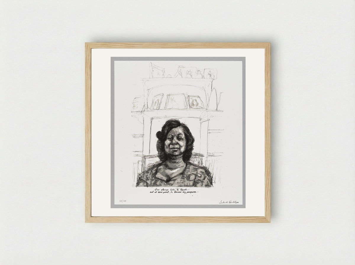 99% NO.23 Next Door Neighbor - Sedrick Huckaby - Framed Print Wood