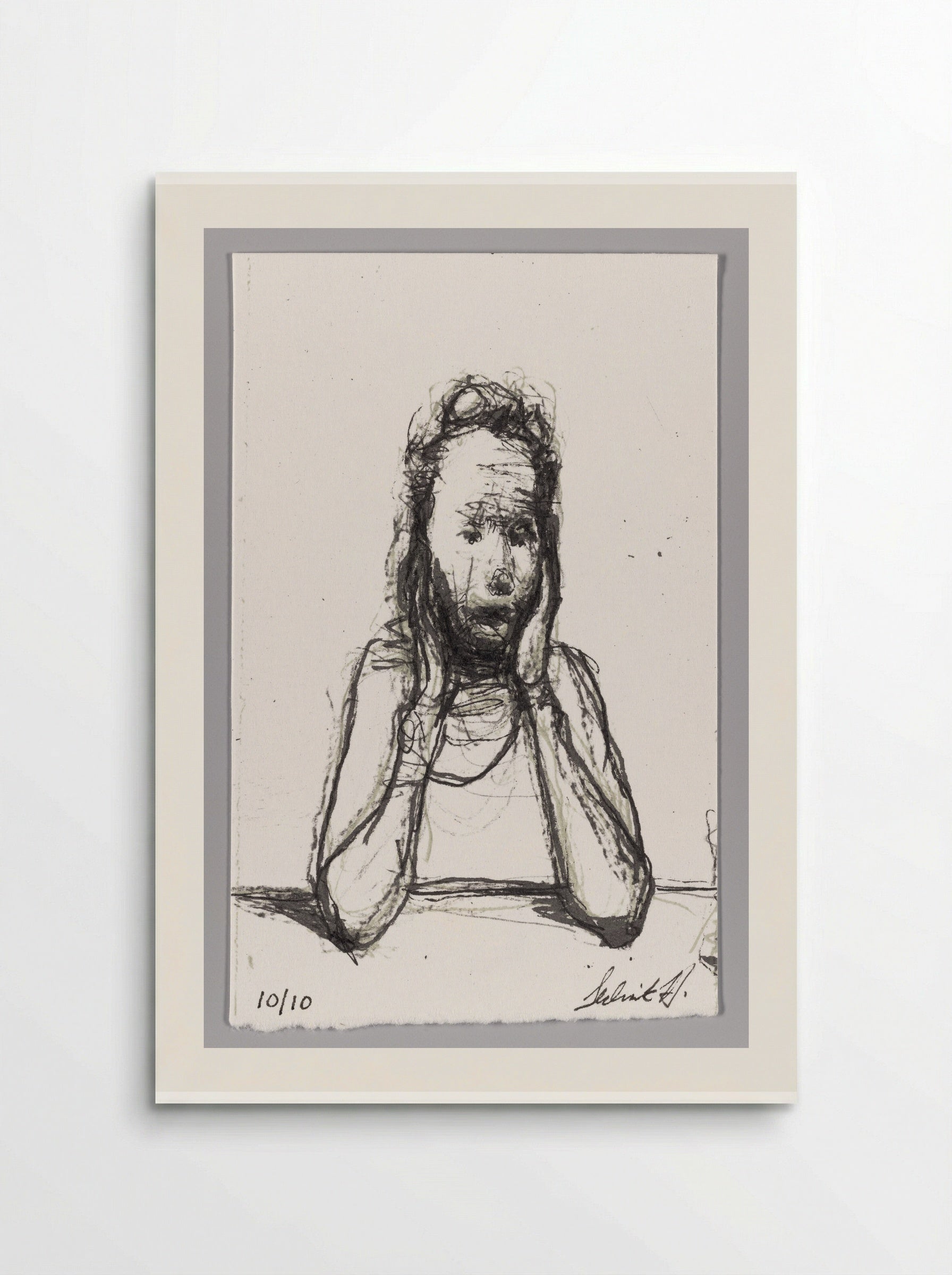 99% No. 96 Seated Lady - Sedrick Huckaby - Poster