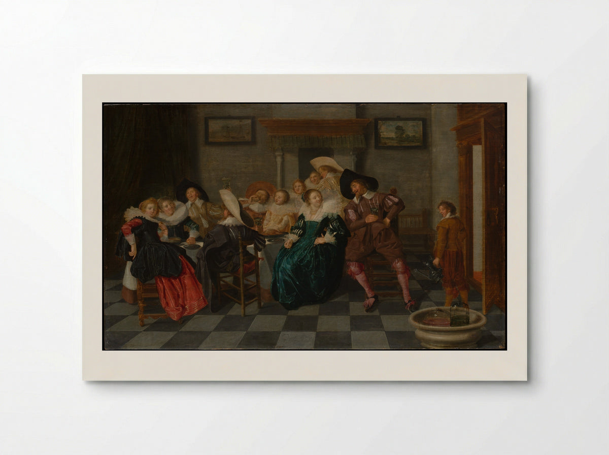 A Banquet - Dirck Hals - Poster