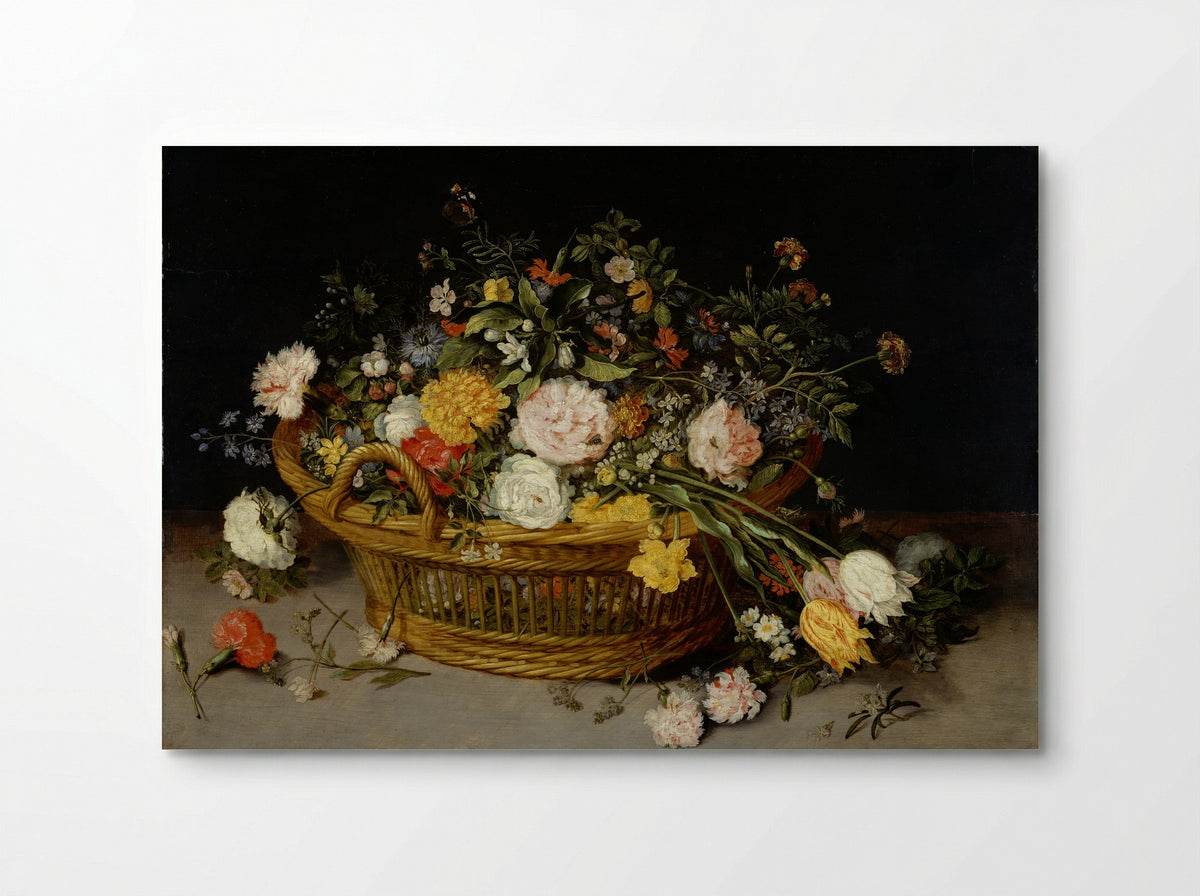 A Basket of Flowers - Jan Brueghel the Younger - Poster