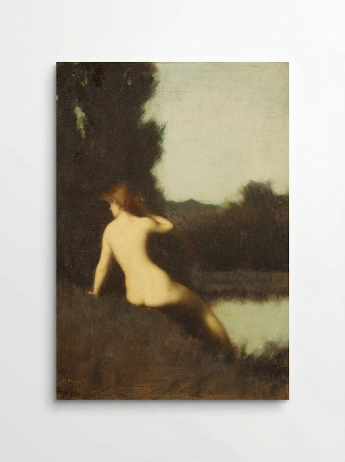 A Bather (Echo) - Jean-Jacques Henner - Poster