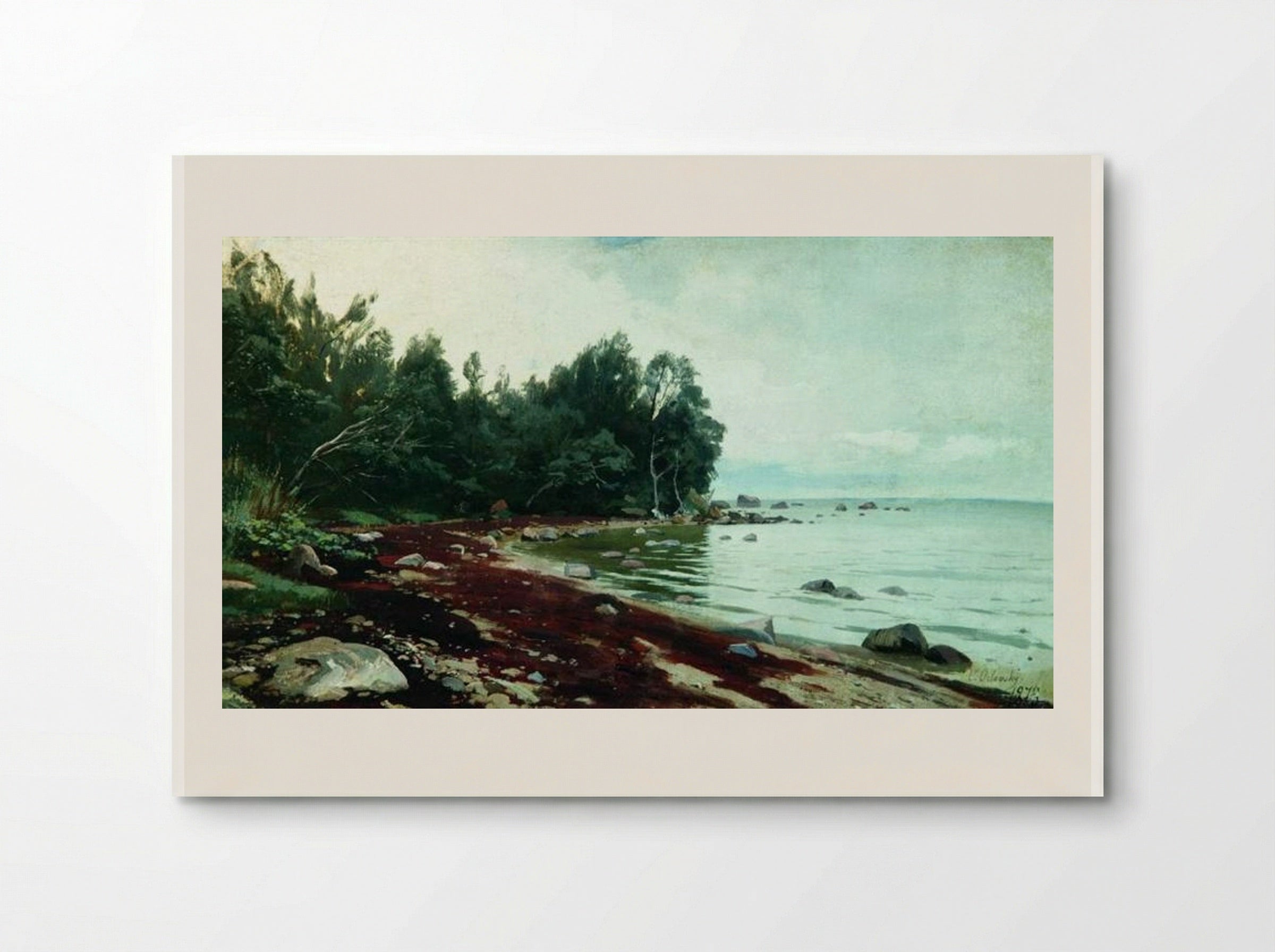 A Bay - Volodymyr Orlovsky - Poster