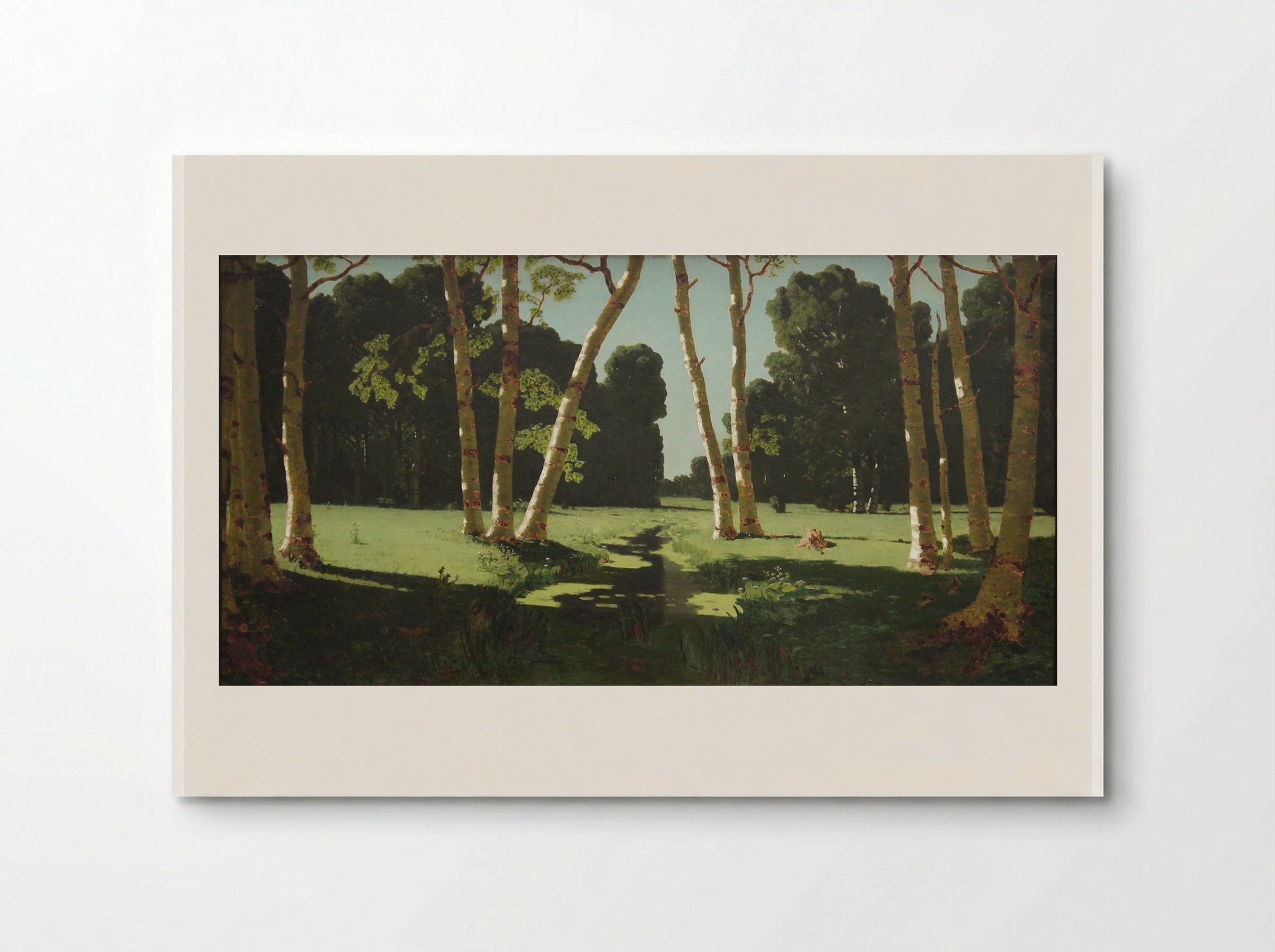 A Birch Grove - Arkhip Kuindzhi - Poster