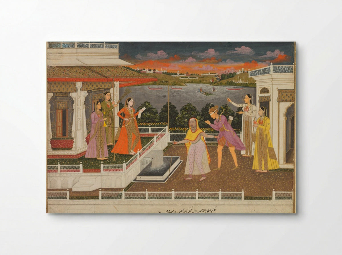 A Blindfolded Suitor Brought Before a Princess - Fayzullah - Poster