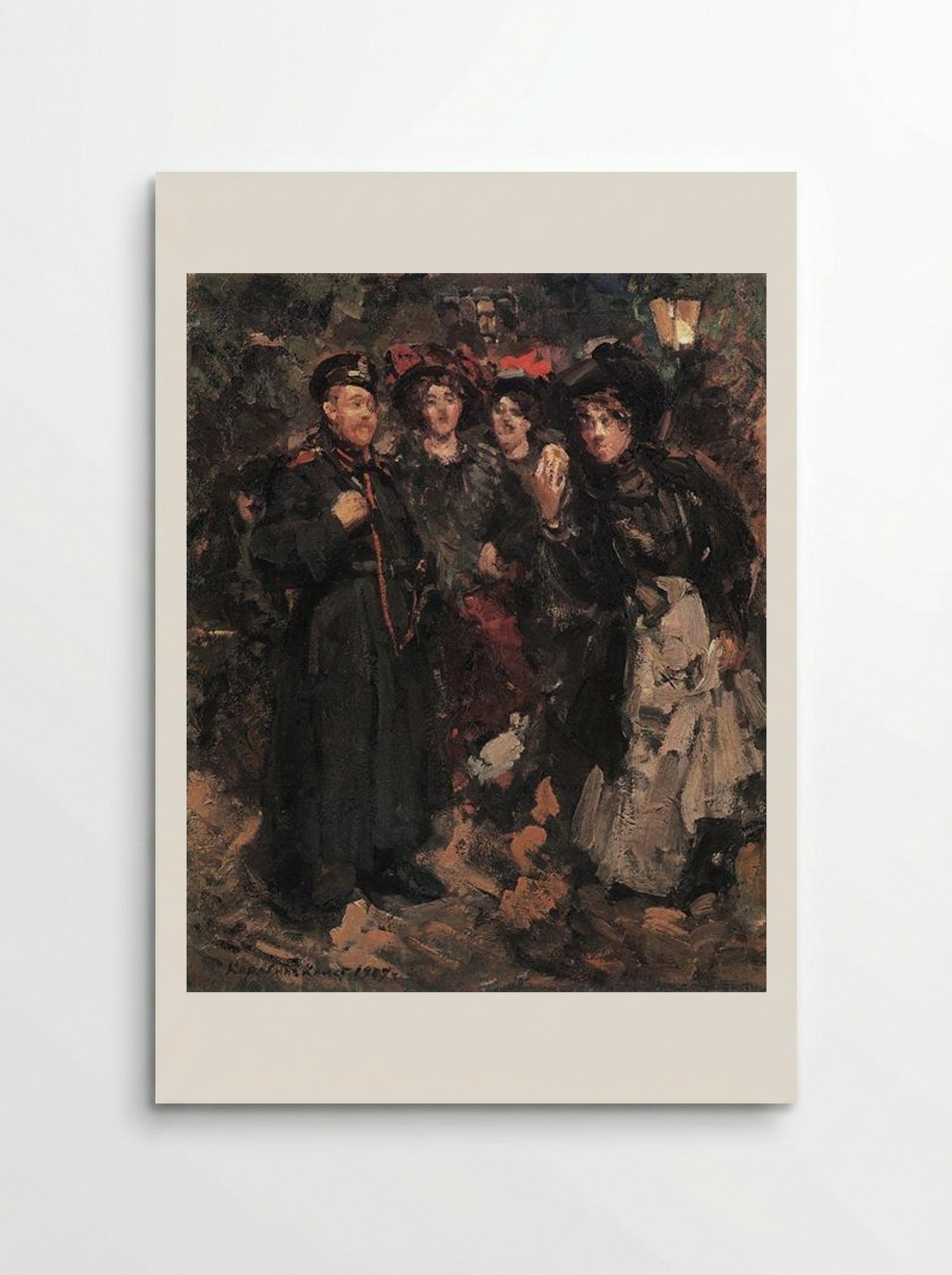 A Boulevard - Konstantin Korovin - Poster