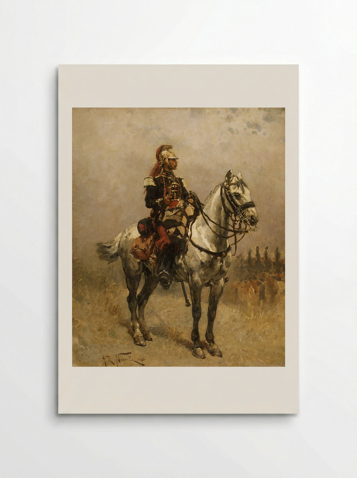 A Cavalryman - Alphonse-Marie-Adolphe de Neuville - Poster