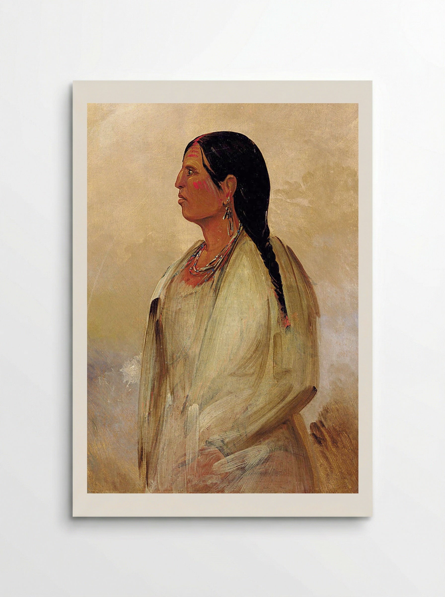 A Choctaw Woman - George Catlin - Poster