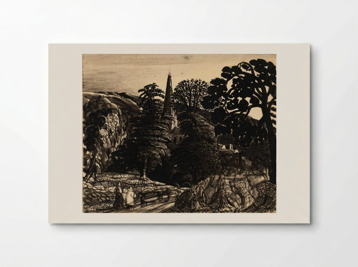 A Church among Trees - Samuel Palmer - Poster
