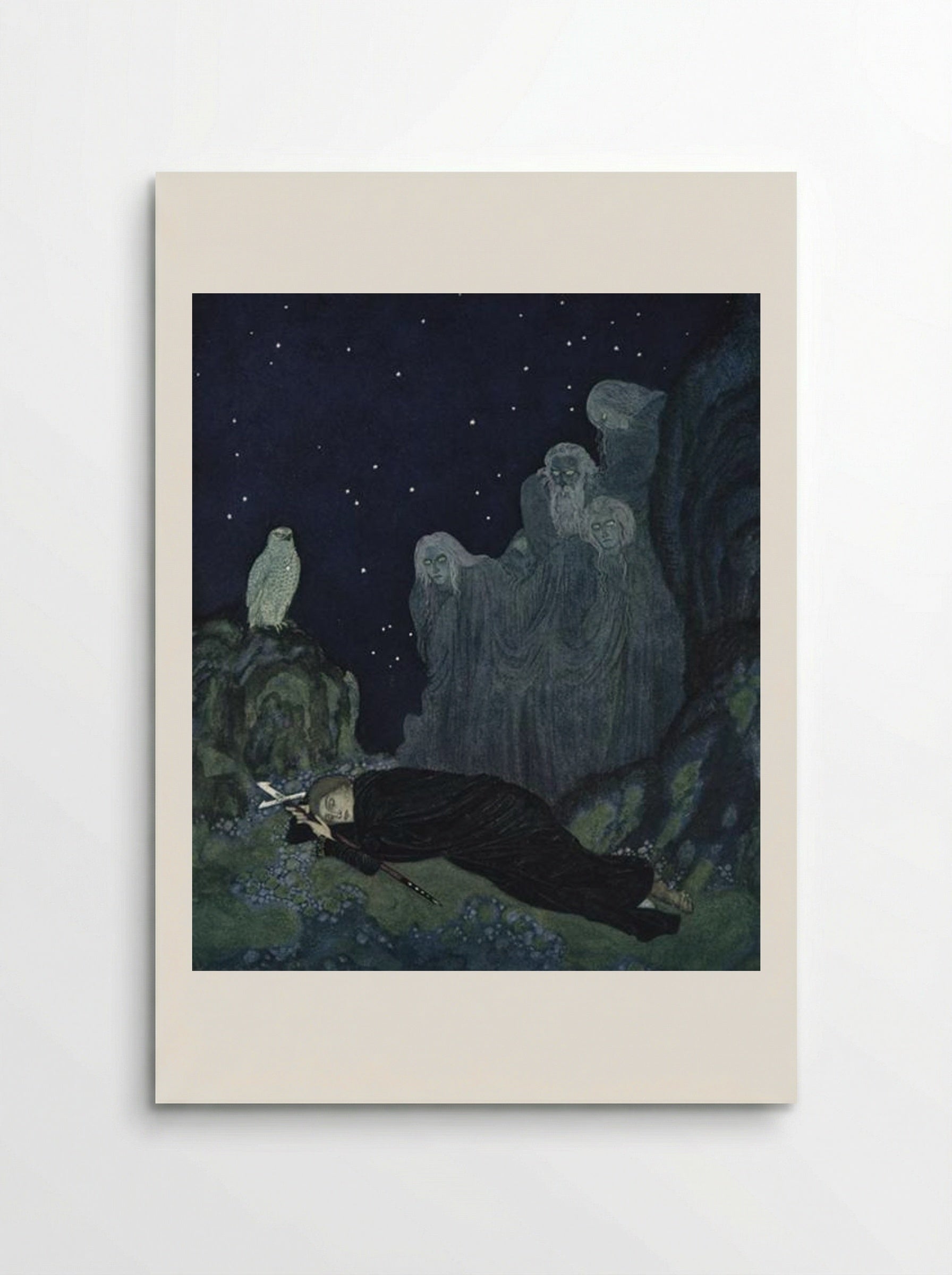 A Circle of Mist - Edmund Dulac - Poster