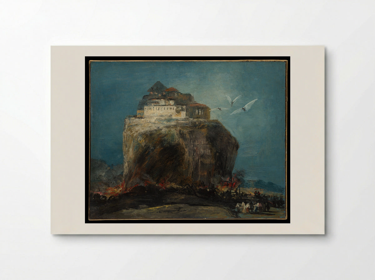 A City on a Rock - Francisco de Goya - Poster
