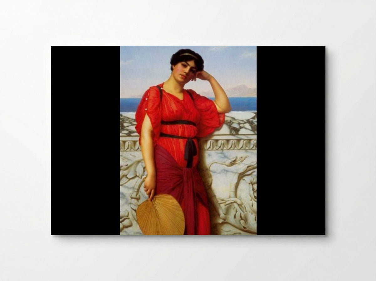 A Classical Lady - John William Godward - Poster