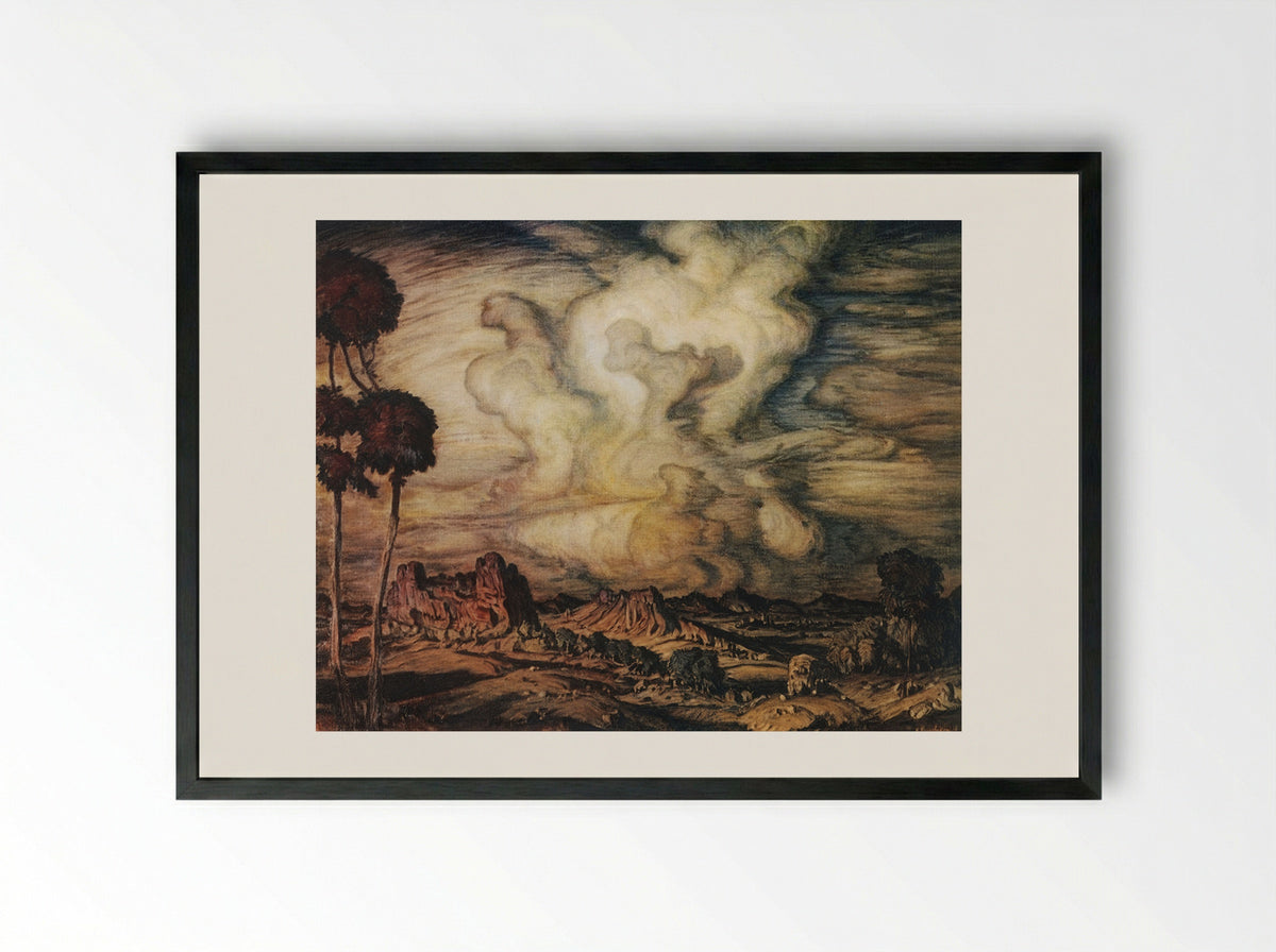 A Cloud - Konstantin Bogaevsky - Framed Print Black