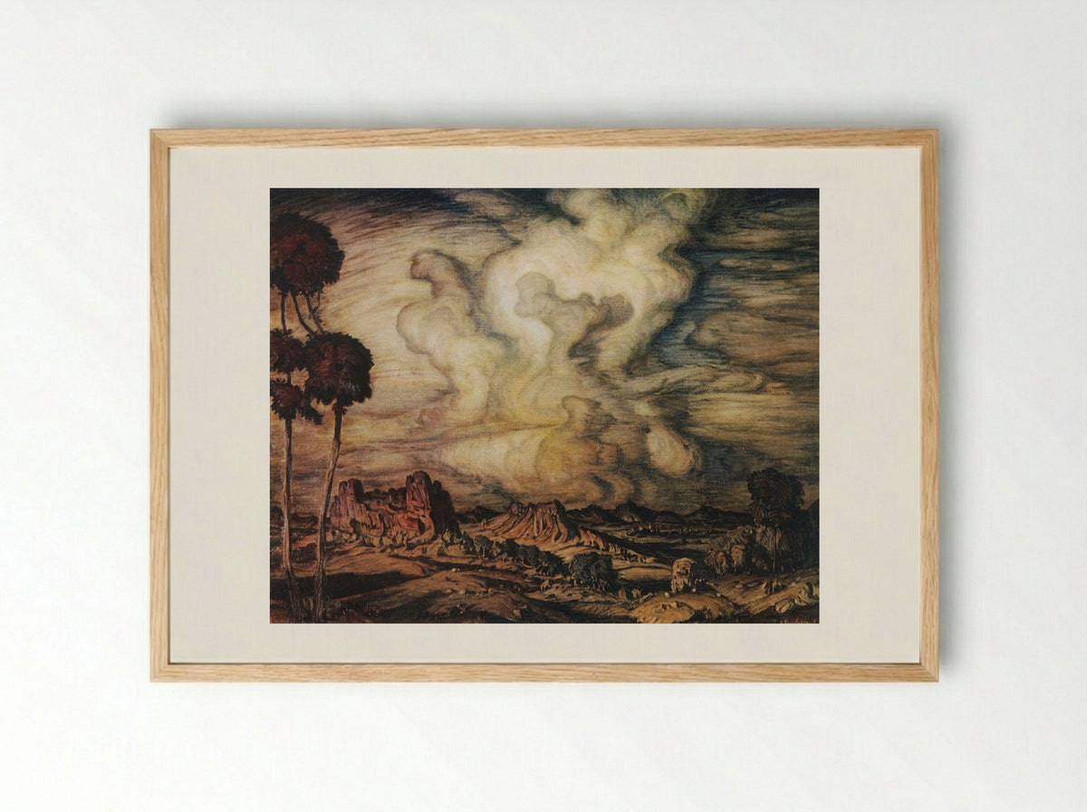 A Cloud - Konstantin Bogaevsky - Framed Print Wood