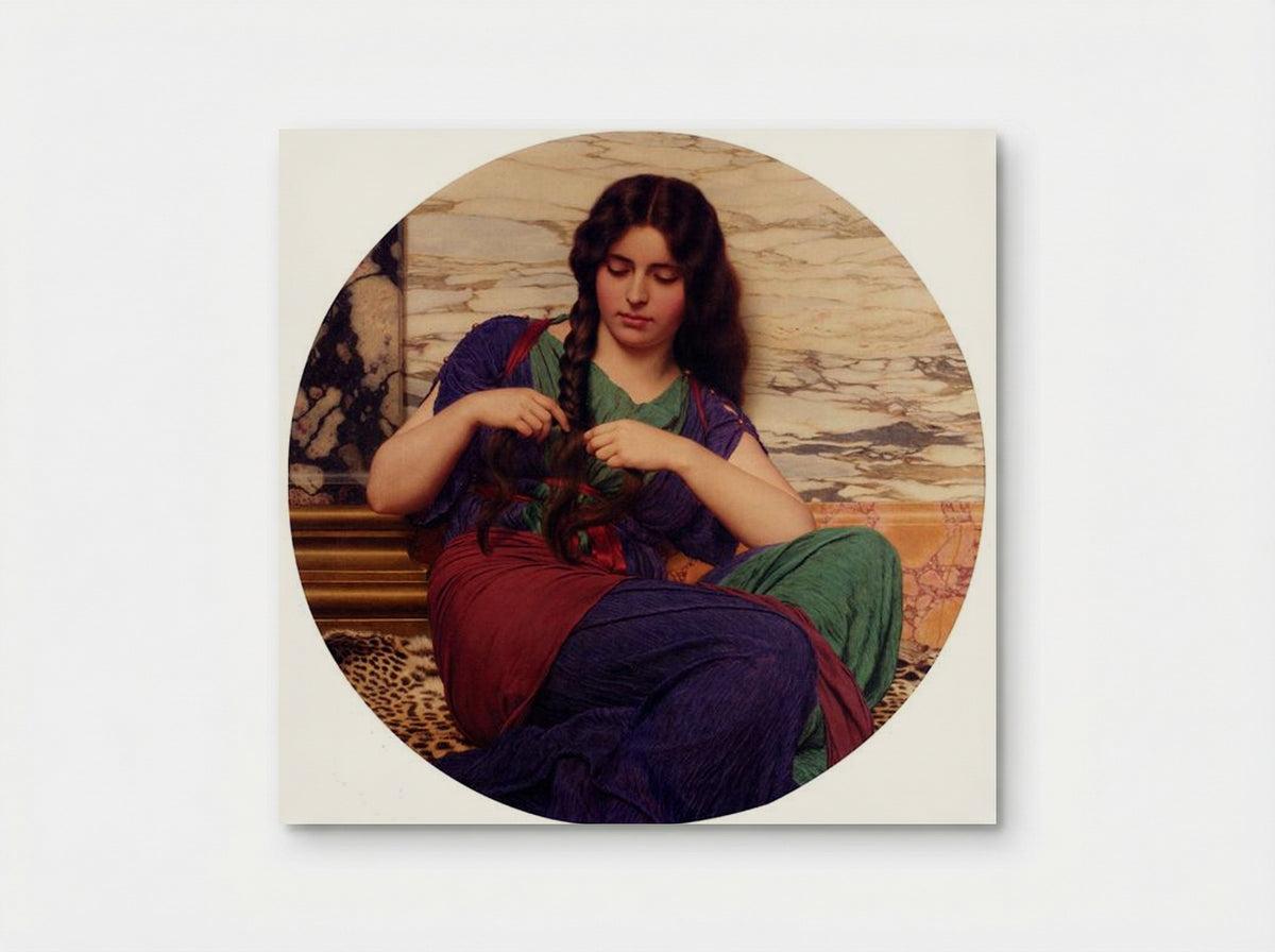 A Congenial Task - John William Godward - Poster