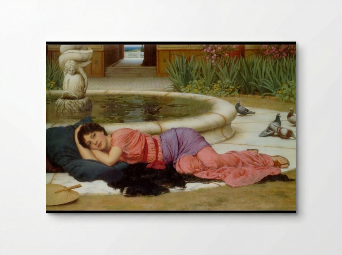 A Cool Retreat - John William Godward - Poster
