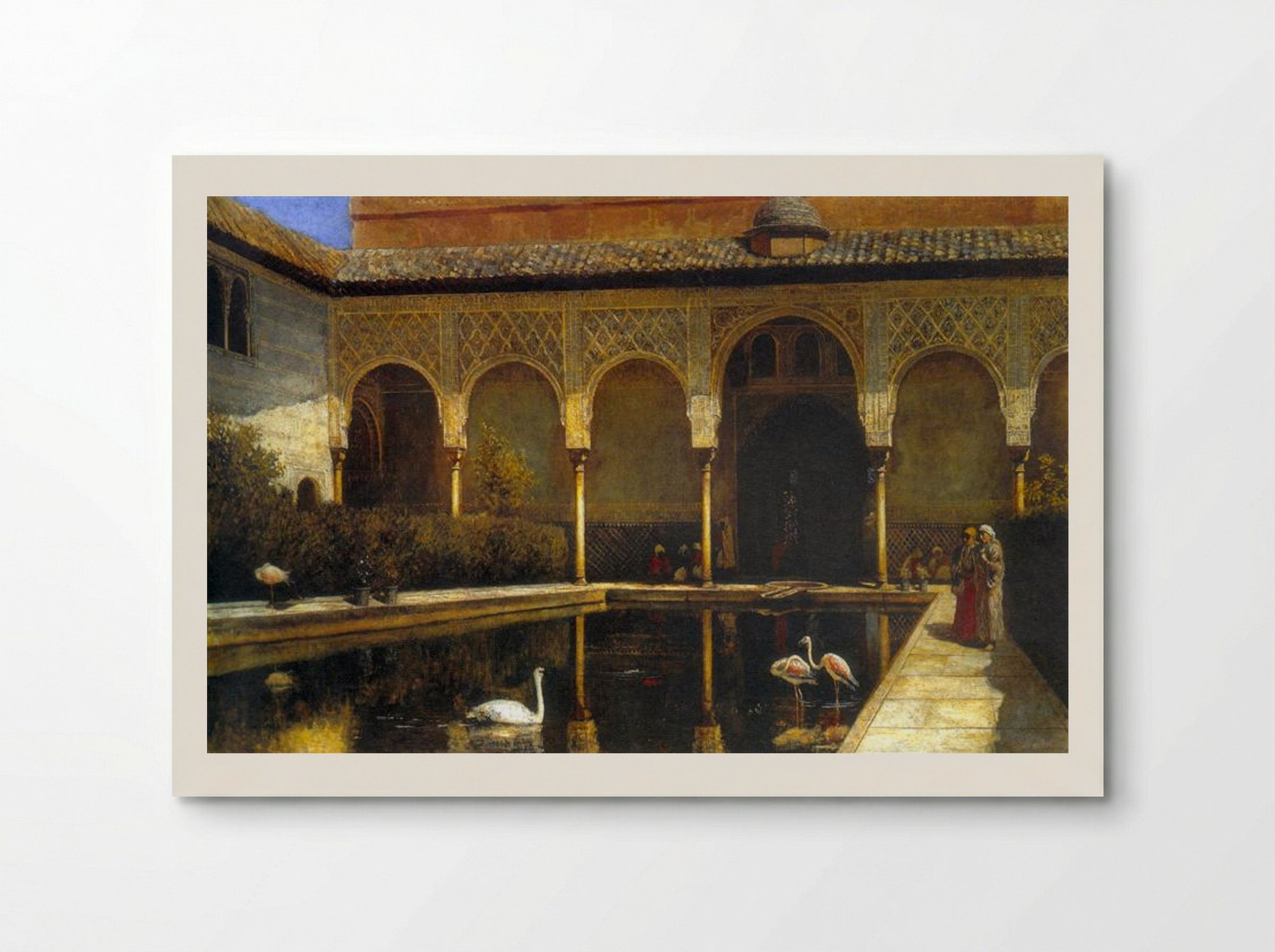 A Court in the Alhambra - Edwin Lord Weeks - Poster