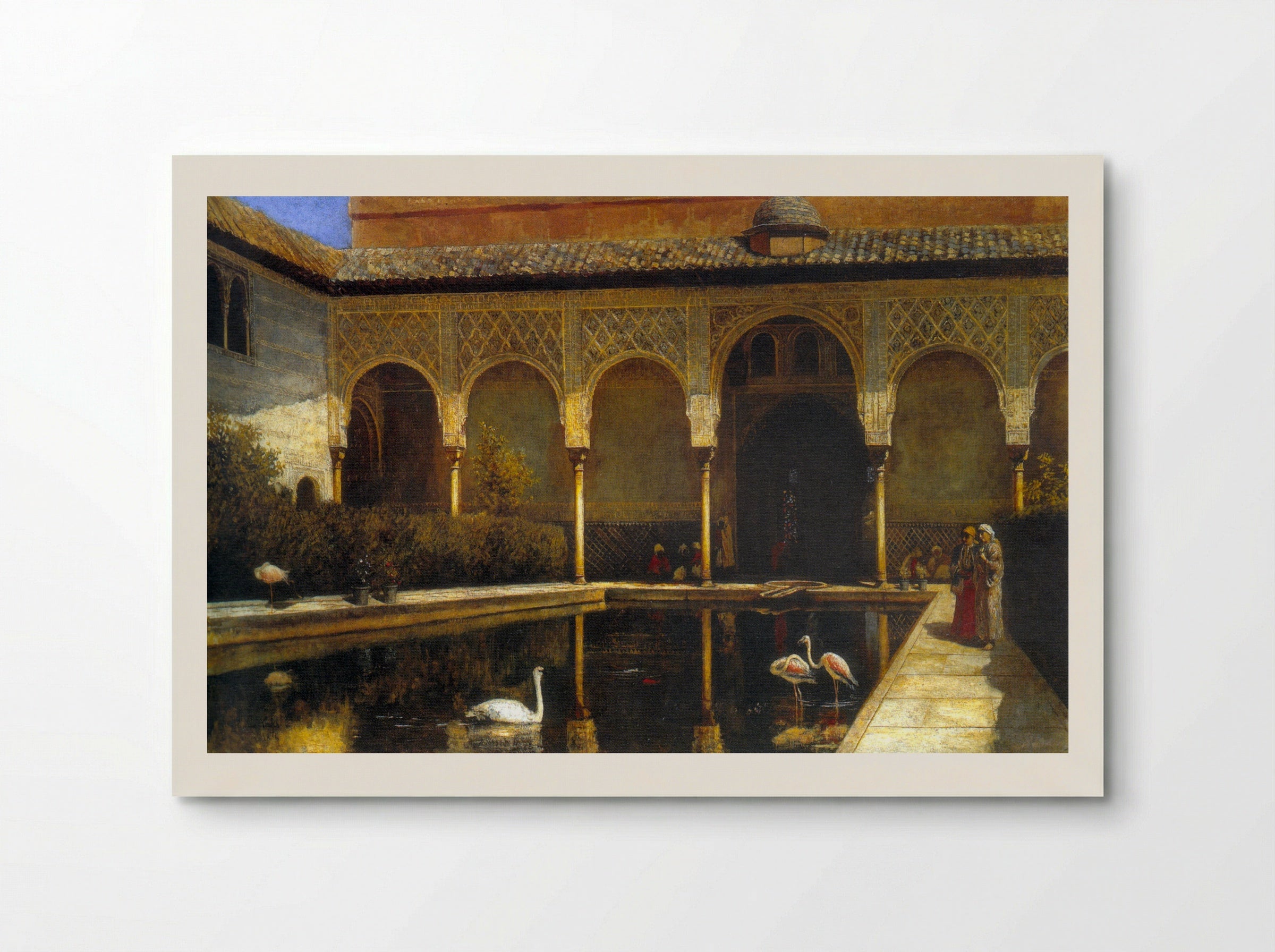 A Court in the Alhambra - Edwin Lord Weeks - Poster