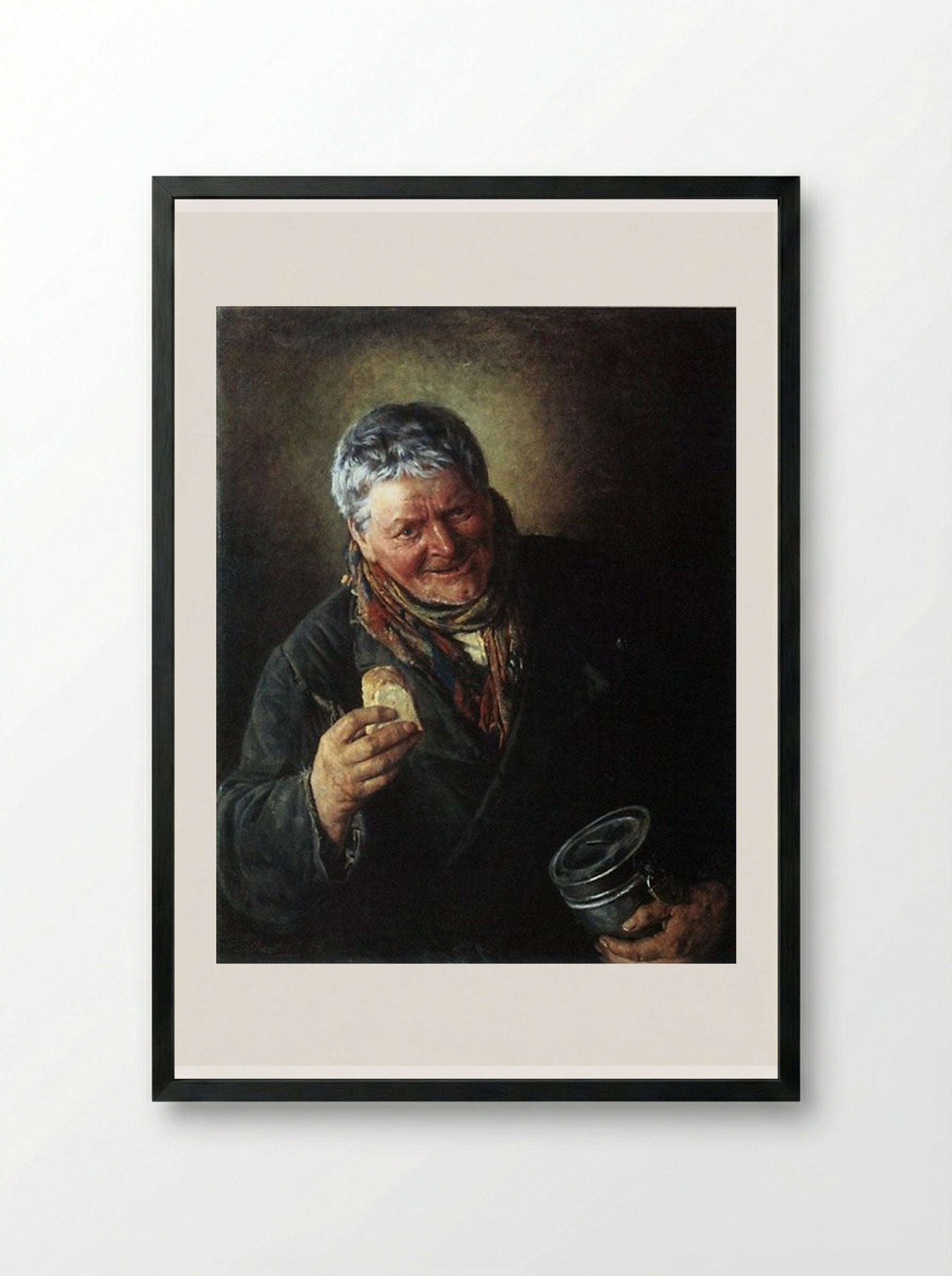 A Deacon - Vladimir Makovsky - Framed Print Black